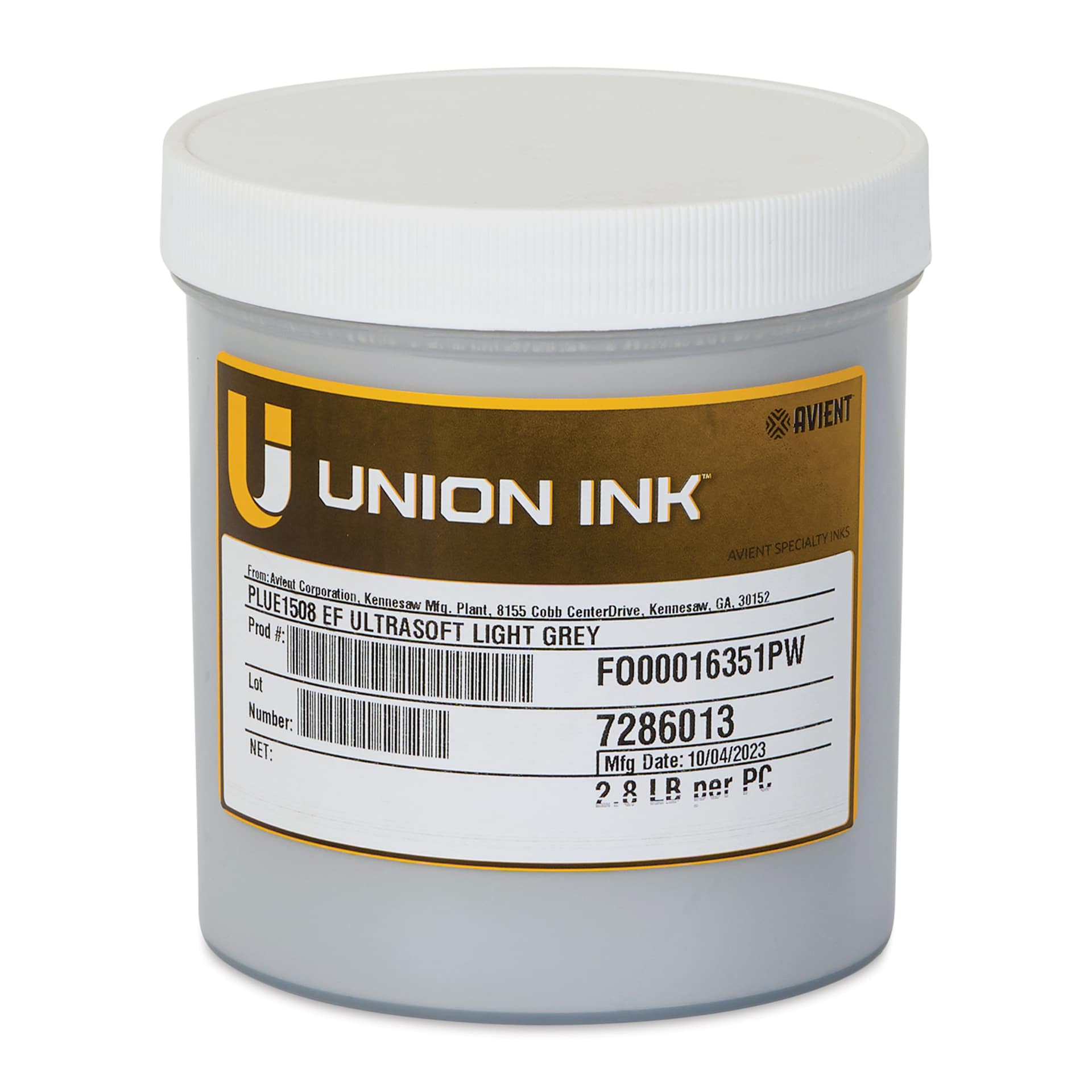 Union Ultrasoft Plastisol Liberty Series Ink - Quart, Light Gray