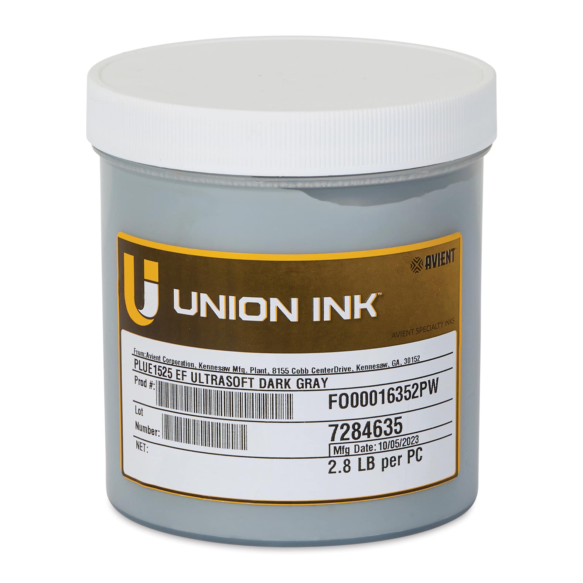 Union Ultrasoft Plastisol Liberty Series Ink - Quart, Dark Gray