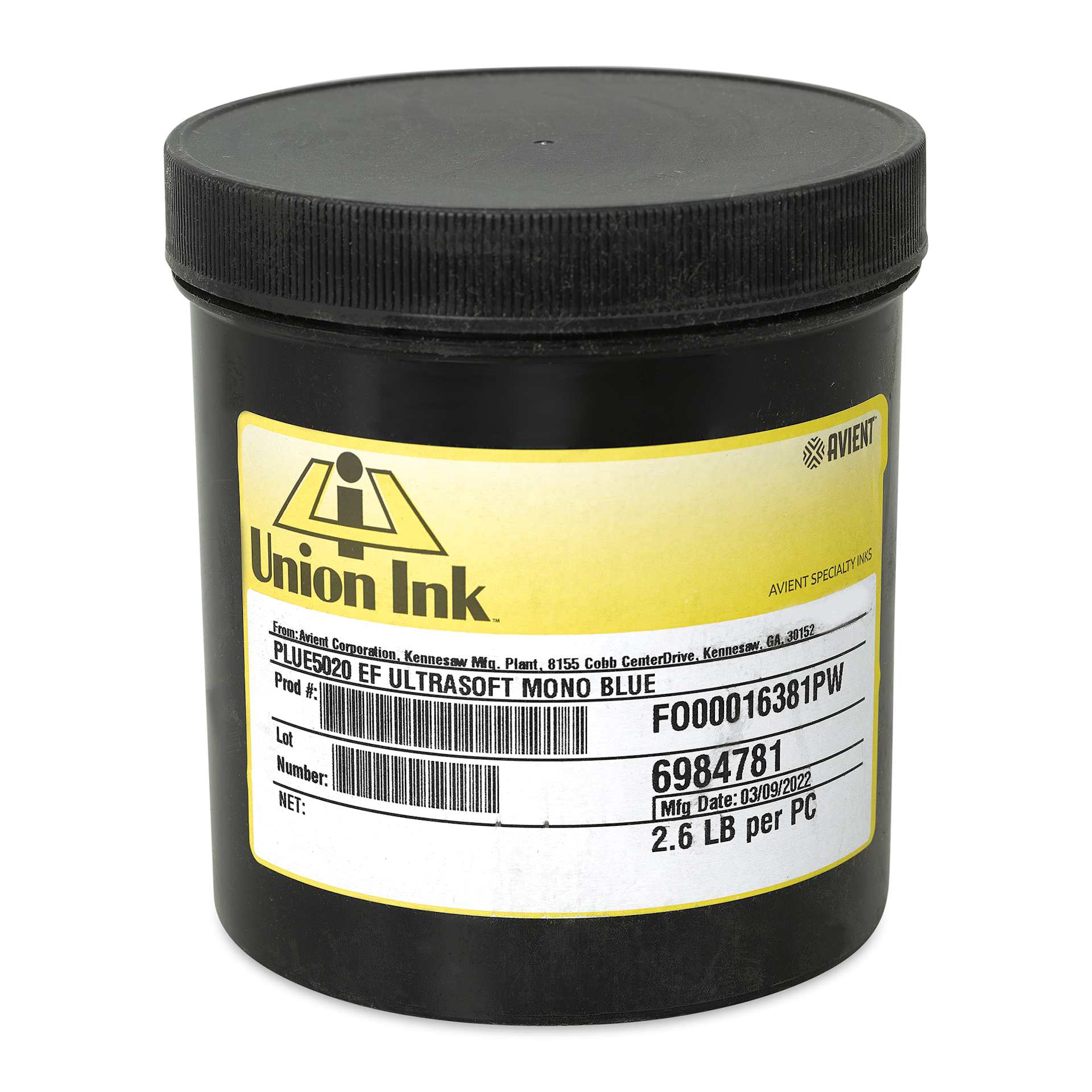 Union Ultrasoft Plastisol Liberty Series Ink - Quart, Mono Blue