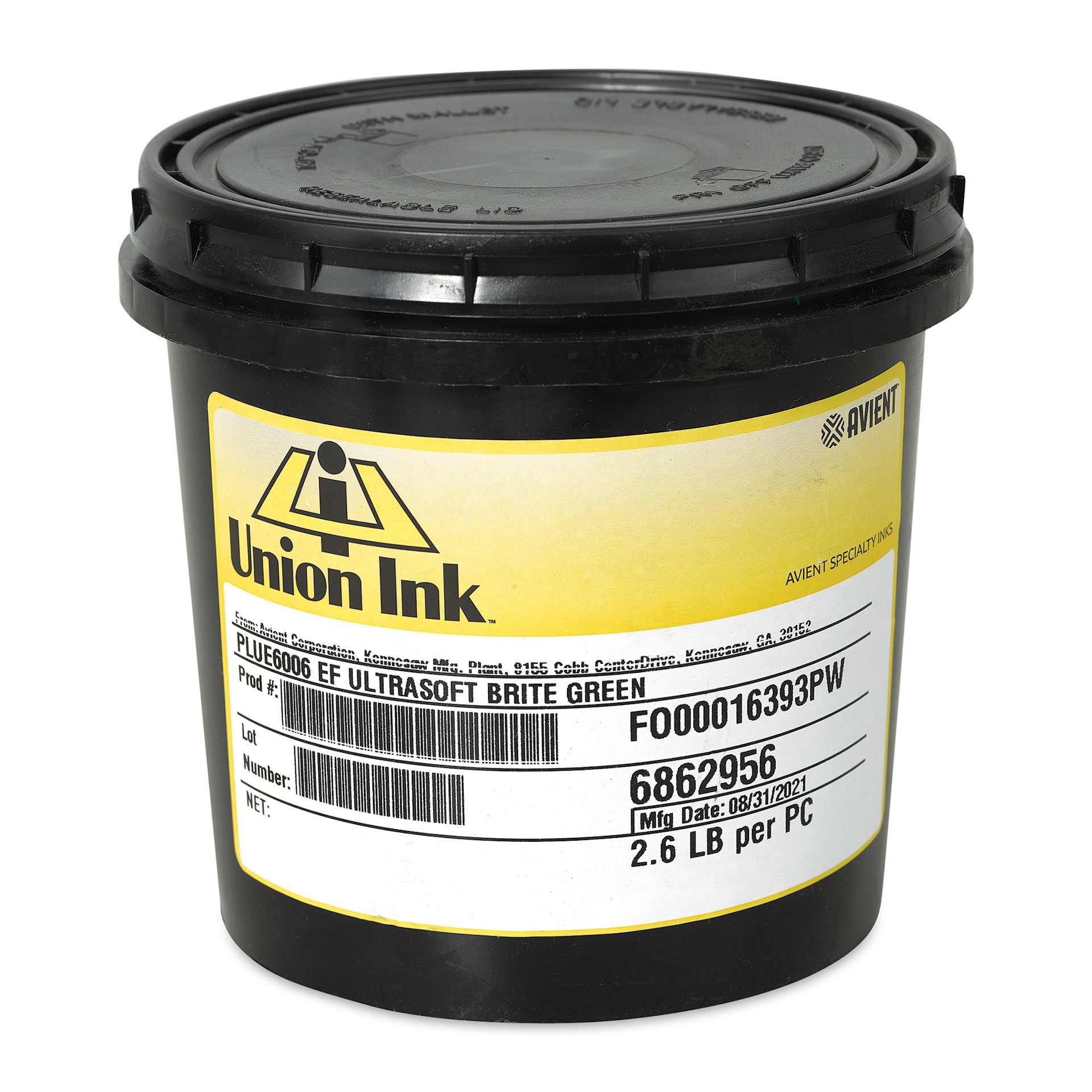 Union Ultrasoft Plastisol Liberty Series Ink - Quart, Brite Green