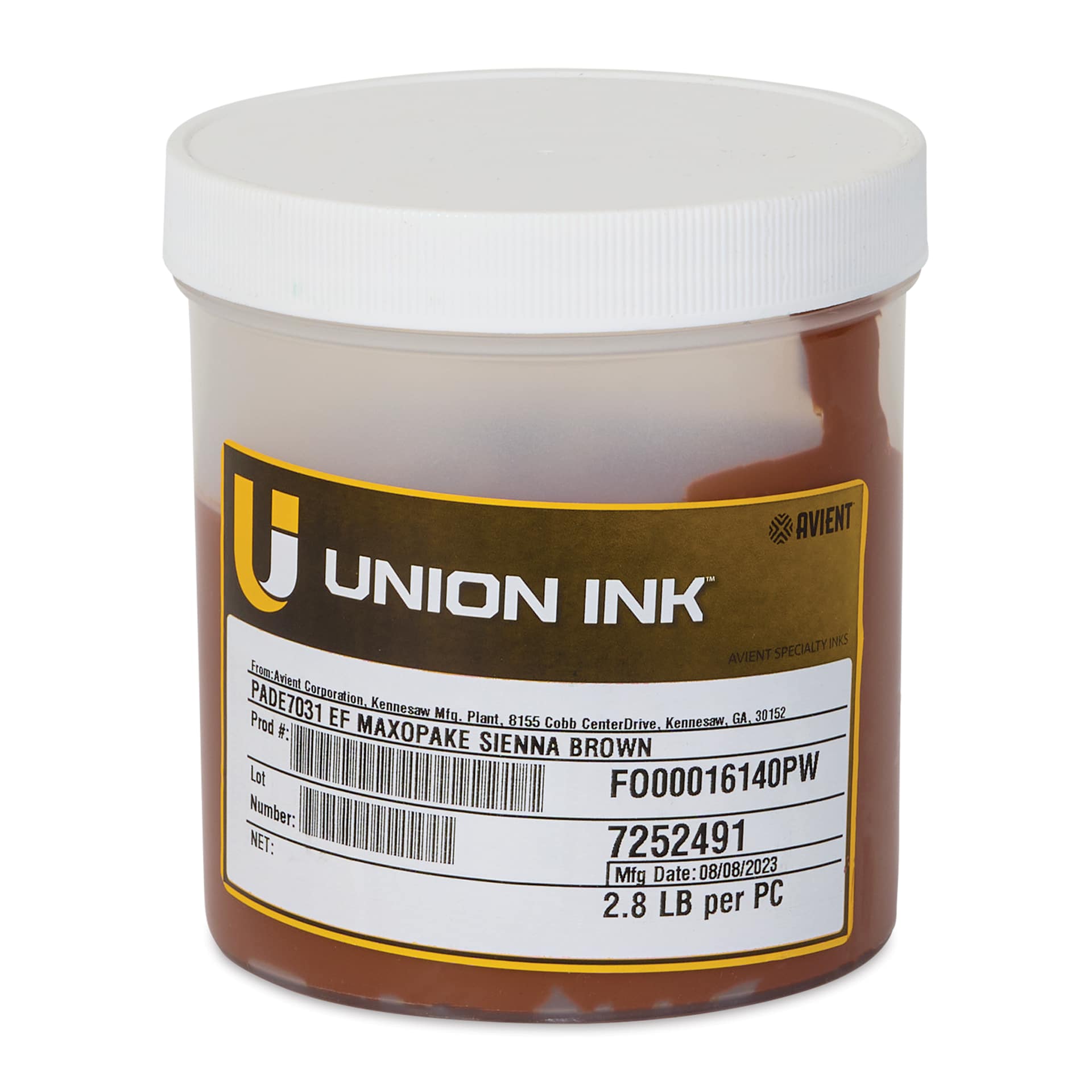 Union Maxopake Liberty Series Ink - Quart, Sienna Brown