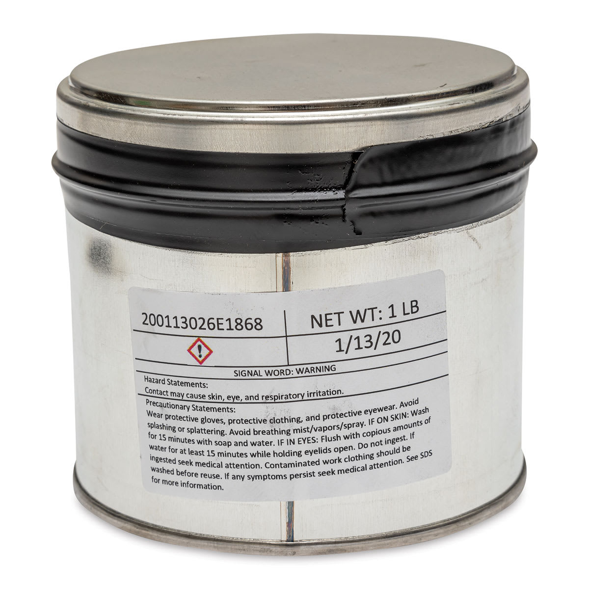 Hanco Oil Based Etching Ink - 1 lb, Intense Deep Black - back