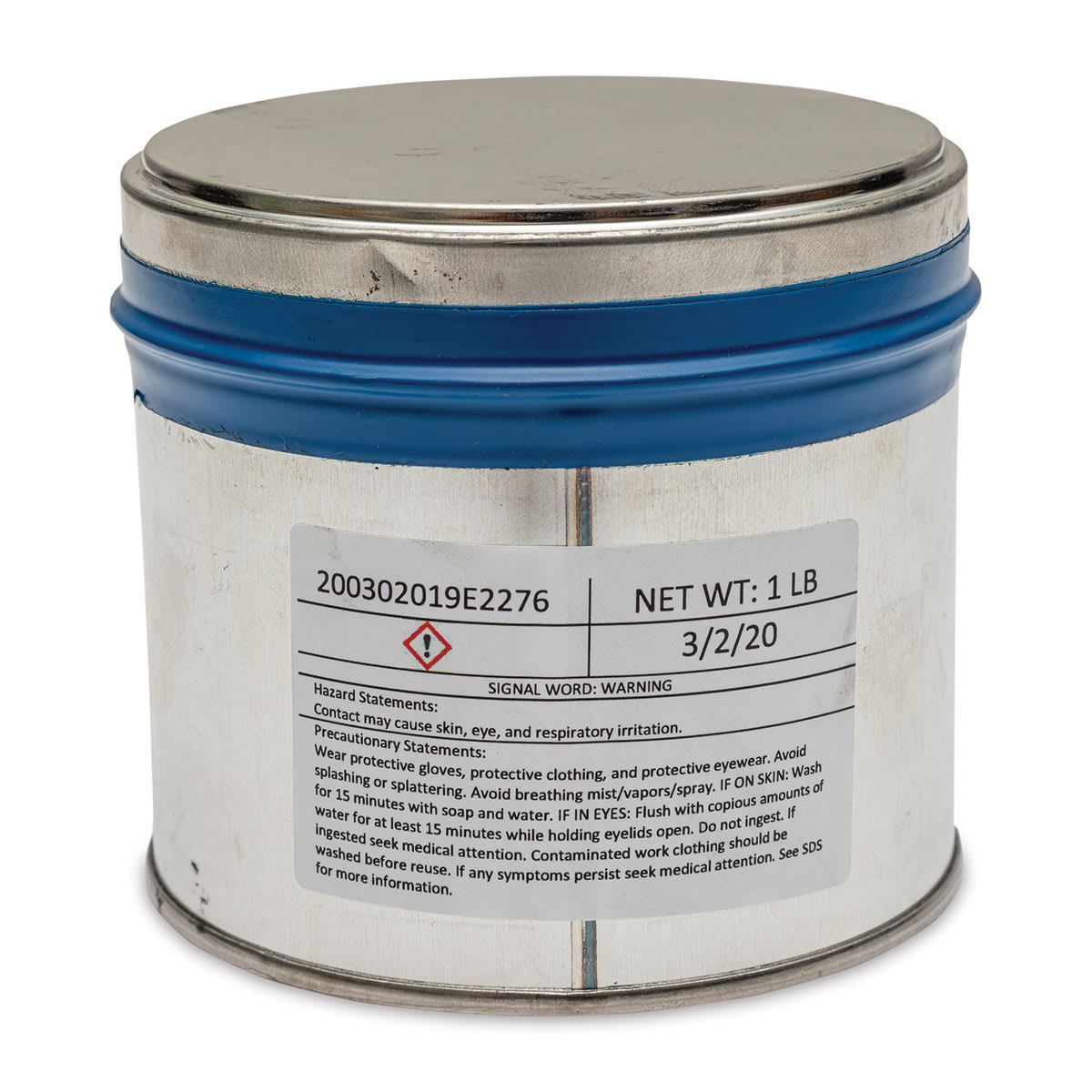 Hanco Oil Based Etching Ink - 1 lb, Phthalo Blue - back