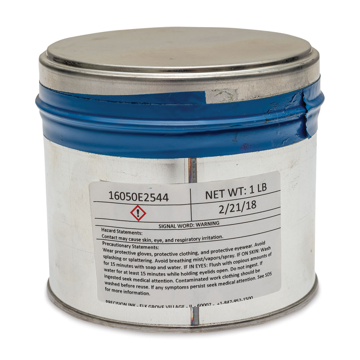 Hanco Oil Based Etching Ink - 1 lb, Midnight Blue - back