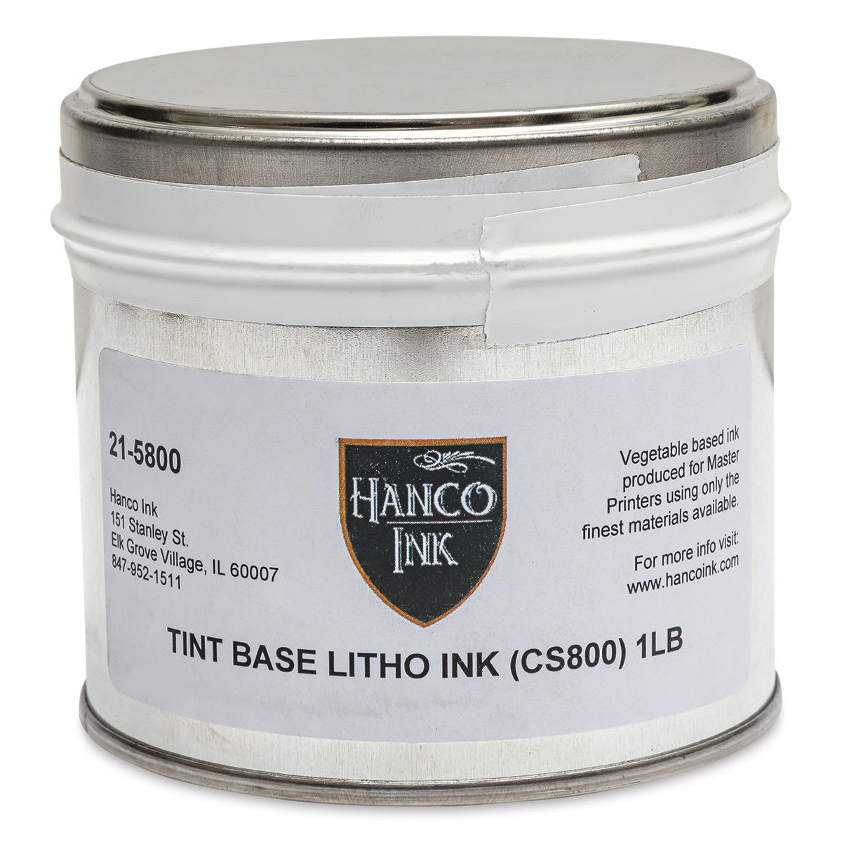 Hanco Litho Ink - 1 lb, Tint Base - front