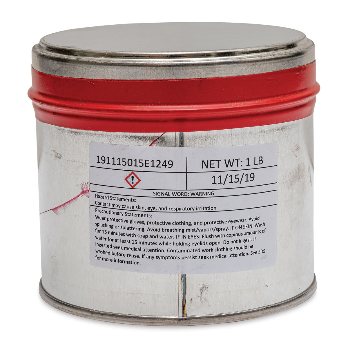 Hanco Litho Ink - 1 lb, Dark Red - back
