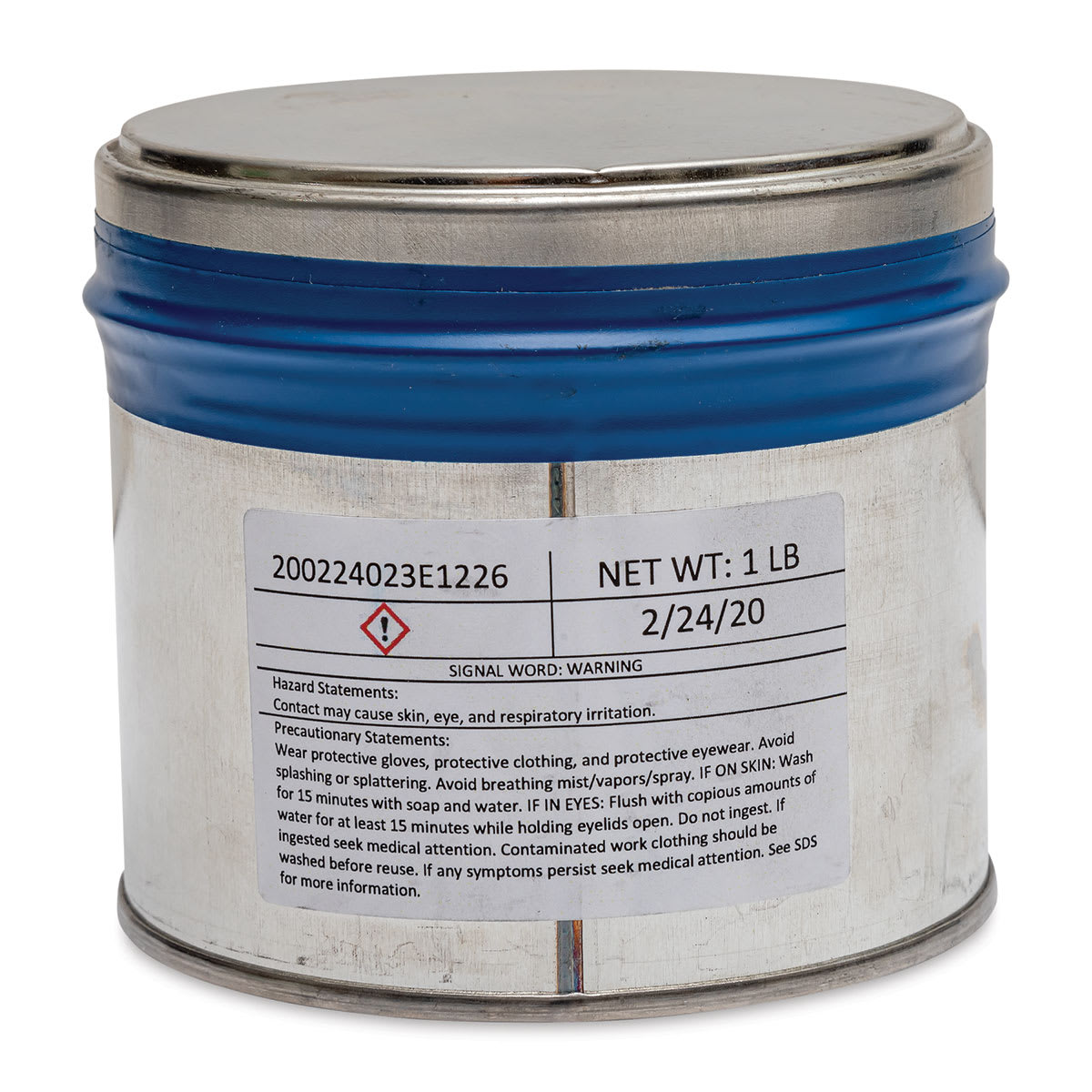 Hanco Litho Ink - 1 lb, Phthalo Blue - back