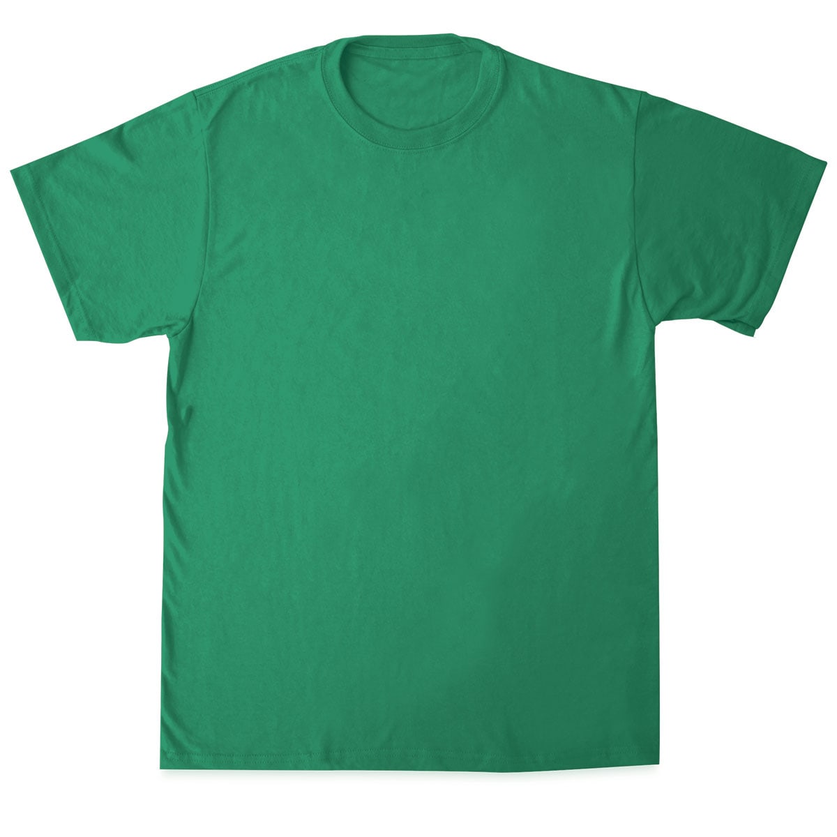 First Quality 50/50 T-Shirts, Adult Sizes - Kelly Green Medium