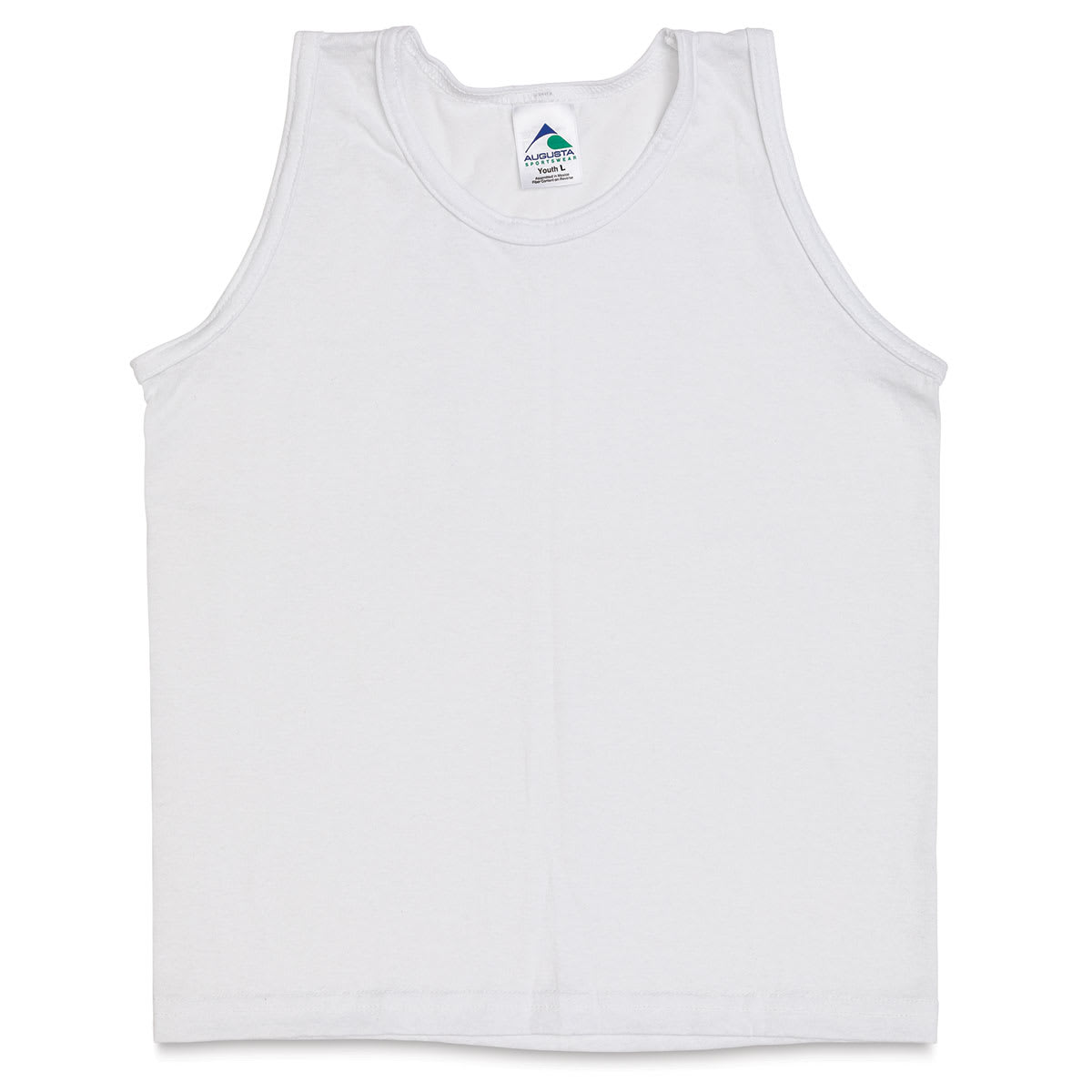 Youth Tank Top - White, Large