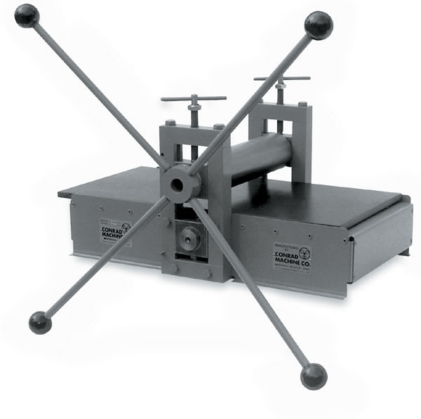 Conrad Blankets for E12 Etching Press - 12" x 24" - in use