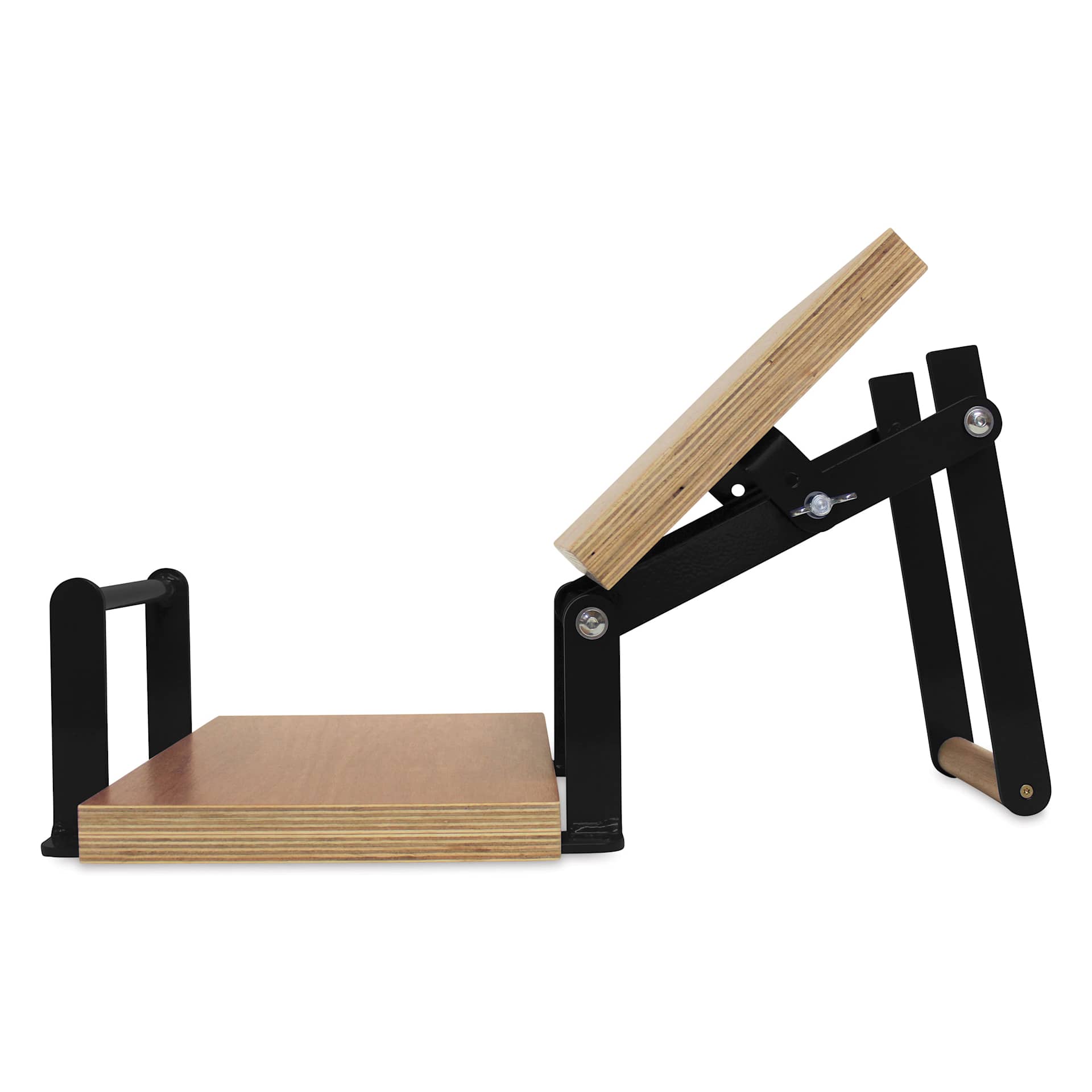 Woodzilla Hand Lino Press - Matte Black, 8-1/4" x 11-3/4", press open