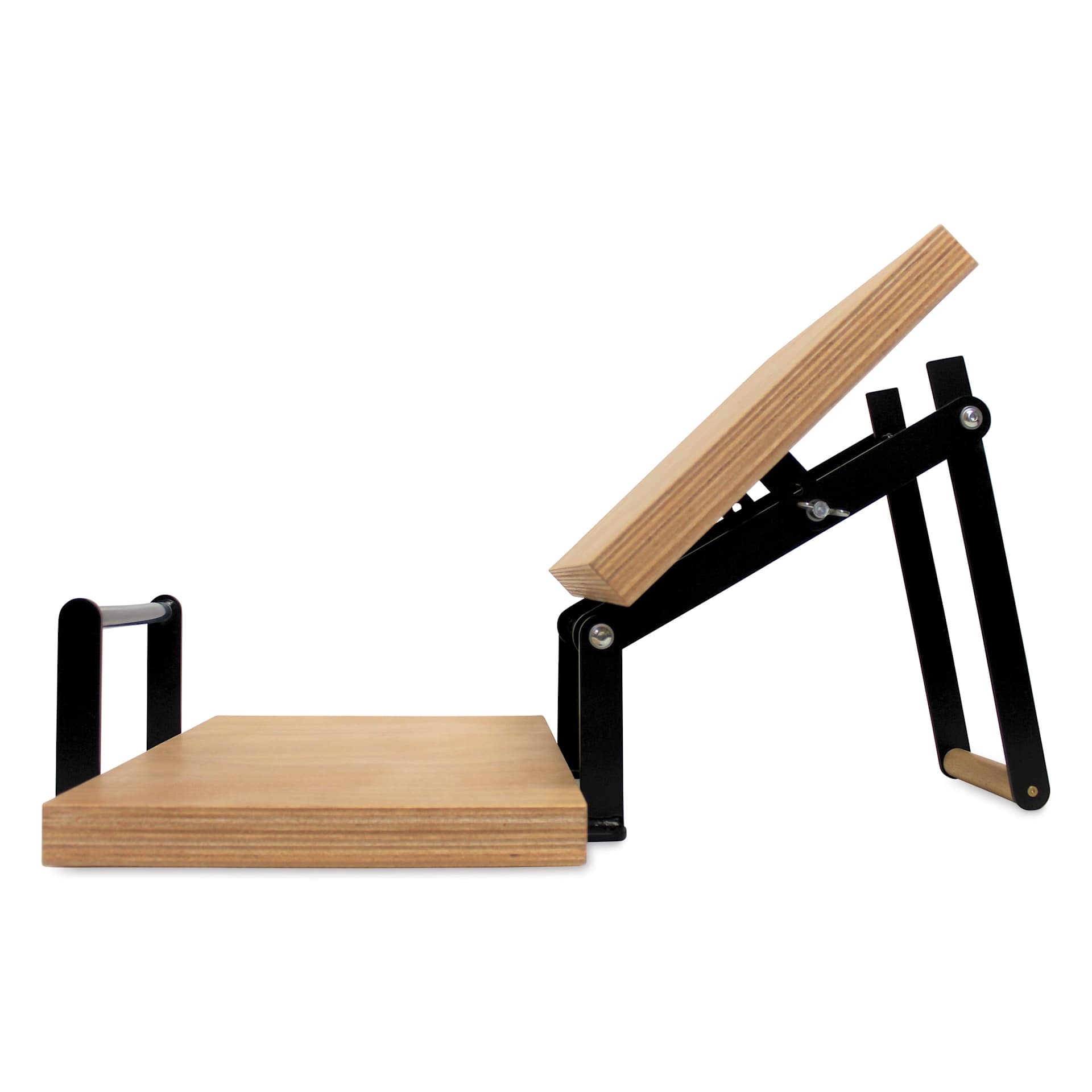 Woodzilla Hand Lino Press - Matte Black, 11-3/4" x 16-1/2", open press