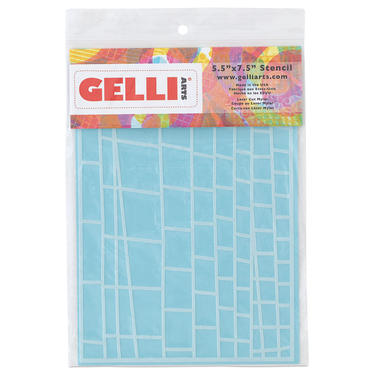 Gelli Arts Stencil - Ladder, 5-1/2" x 7-1/2" (In packaging)
