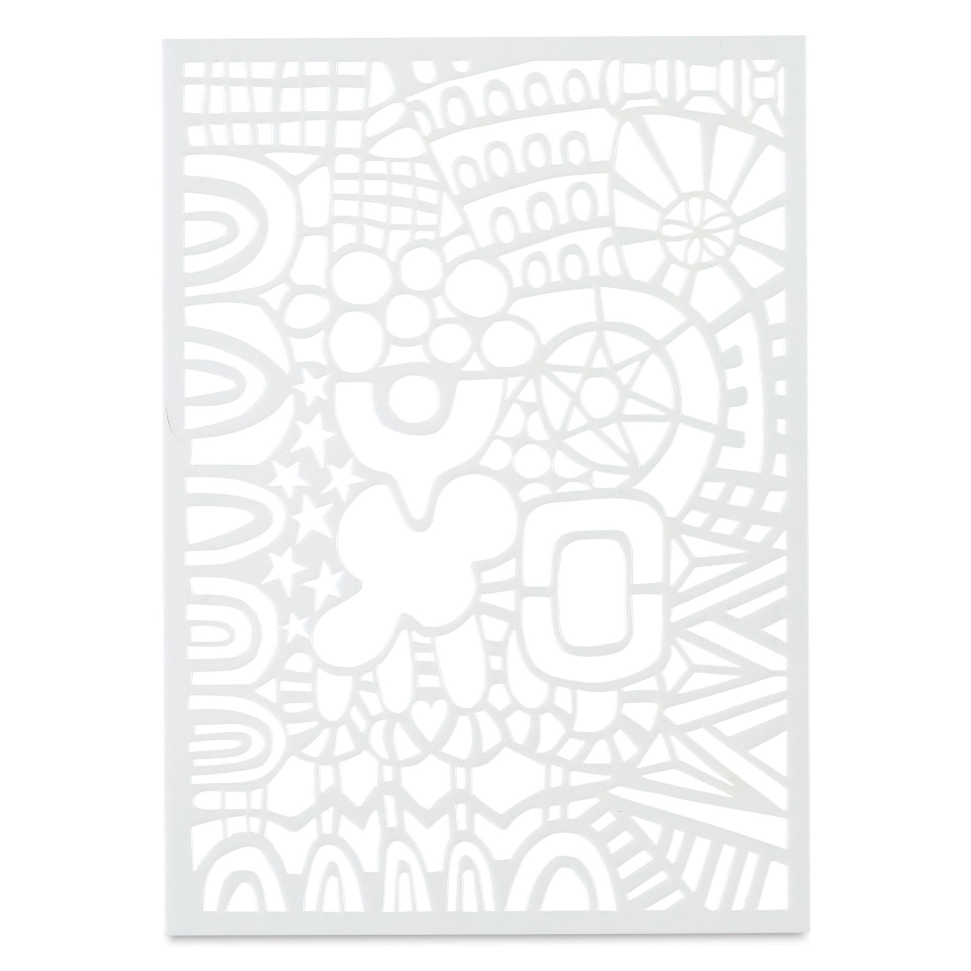 Gelli Arts Stencil - Wonderland, 5" x 7"