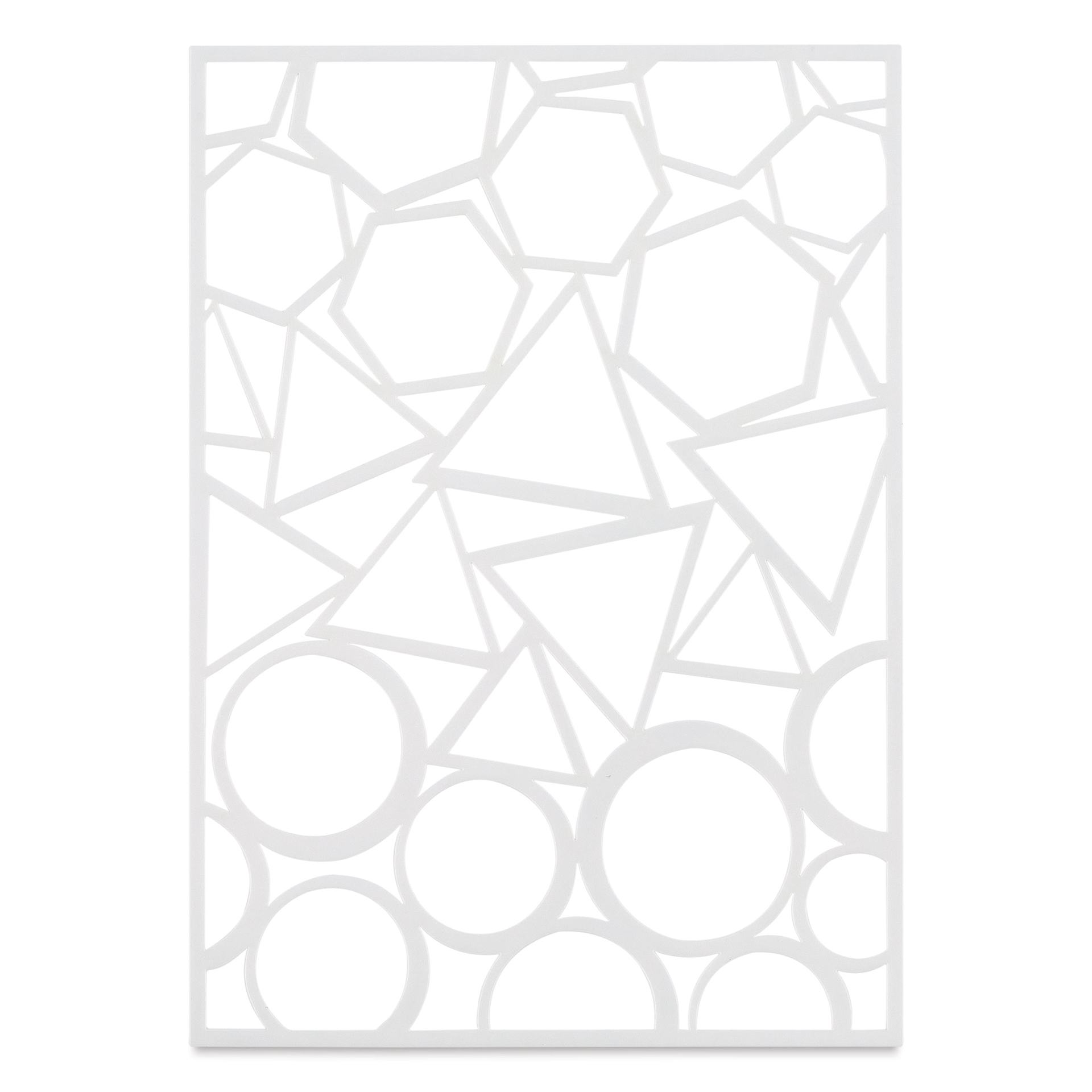 Gelli Arts Stencil - Geo, 5" x 7"