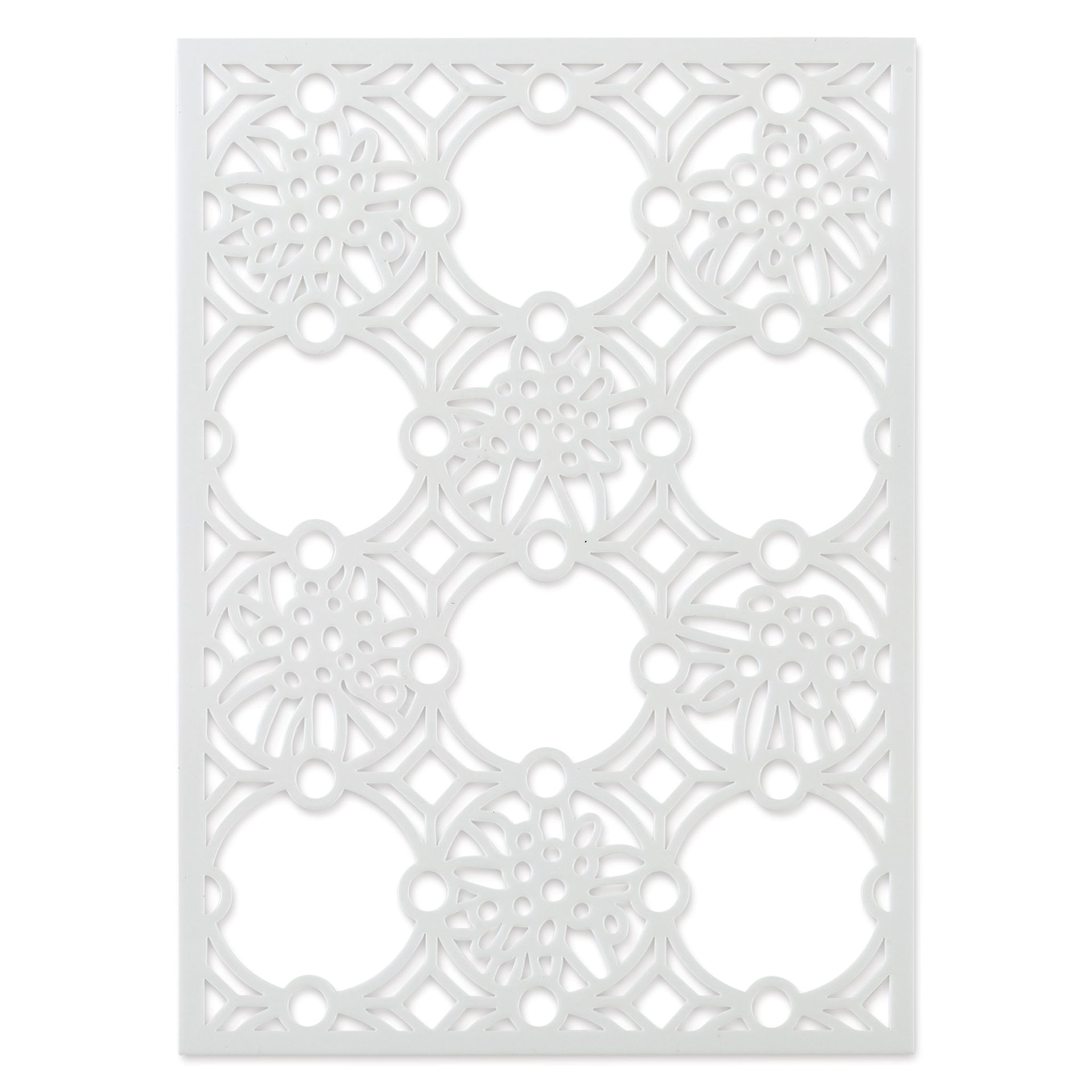 Gelli Arts Stencil - Edelweiss, 5" x 7" - out of packaging
