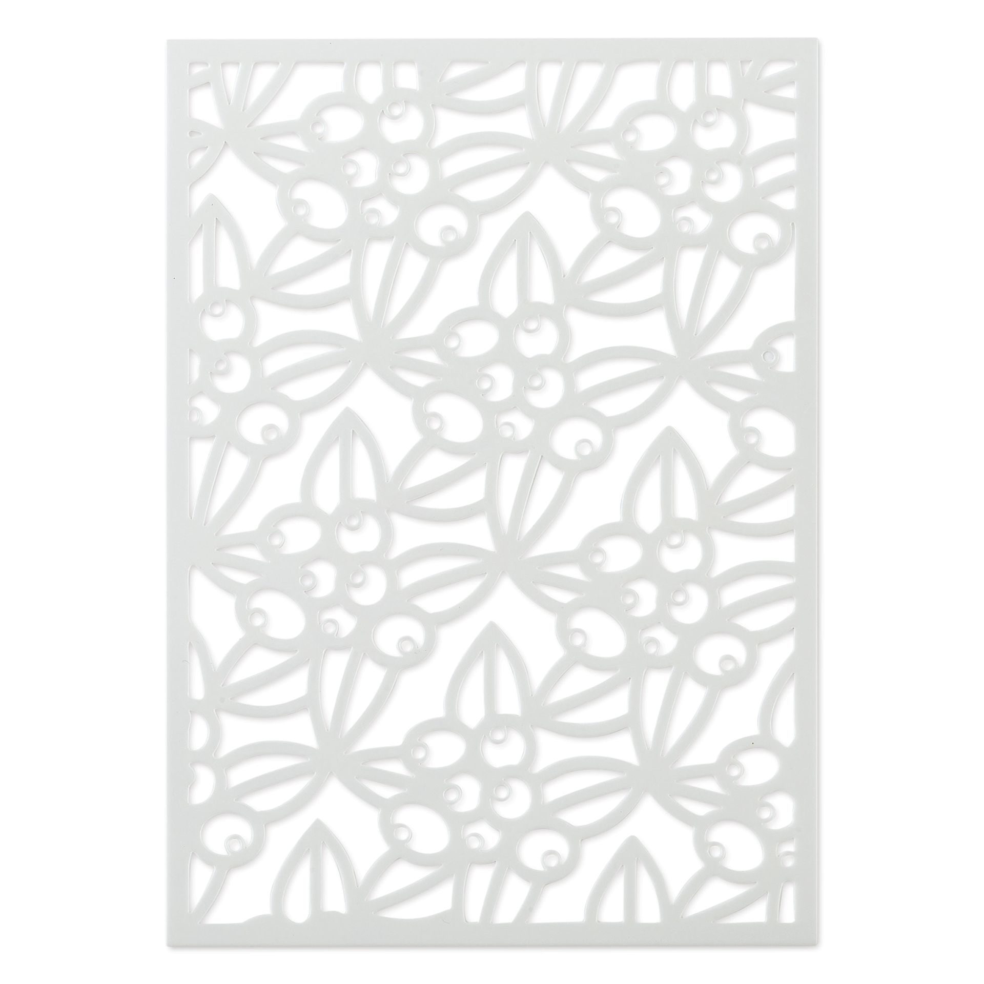 Gelli Arts Stencil - Gaultheria, 5" x 7" - out of packaging
