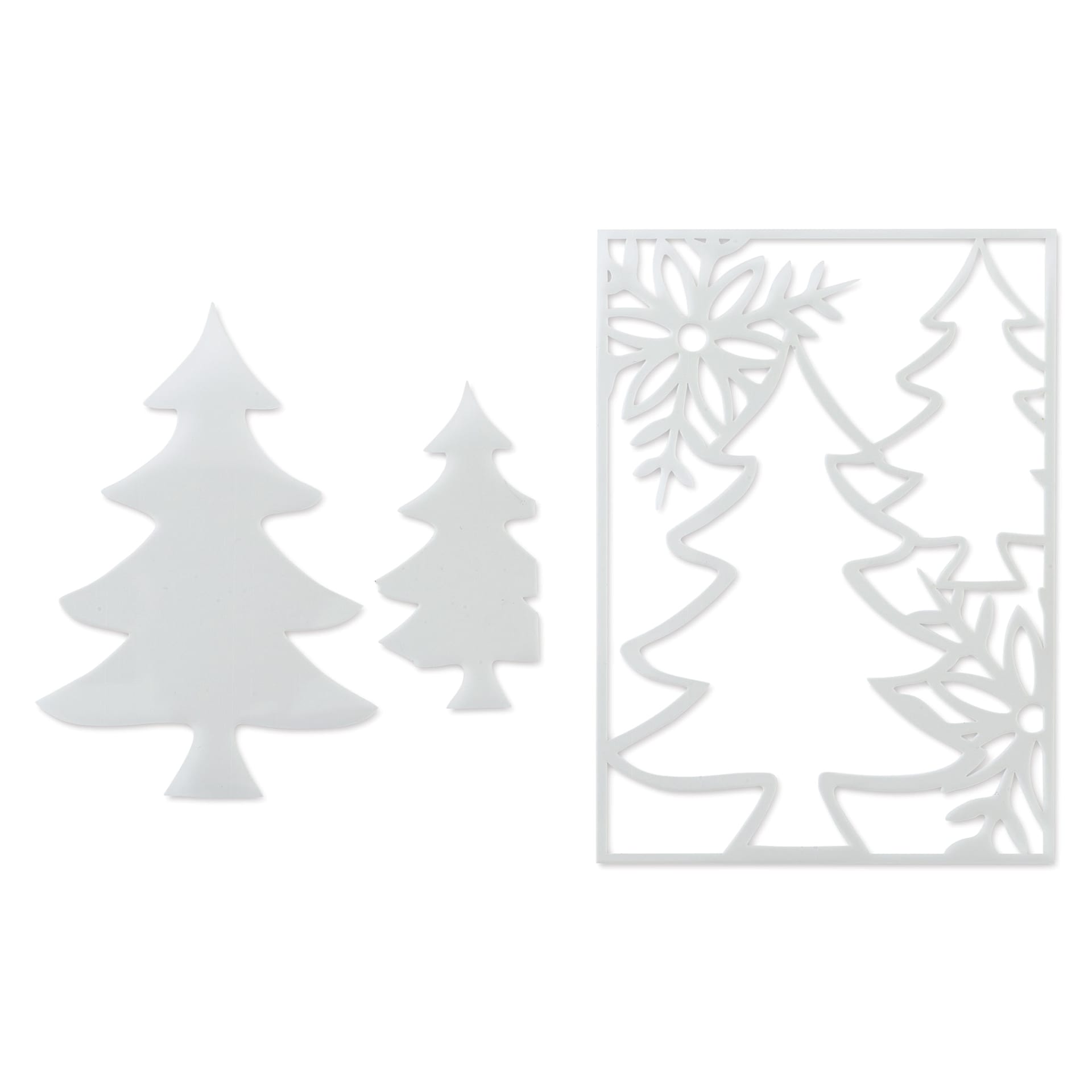 Gelli Arts Stencil - Holiday Trees, 5" x 7" - out of packaging
