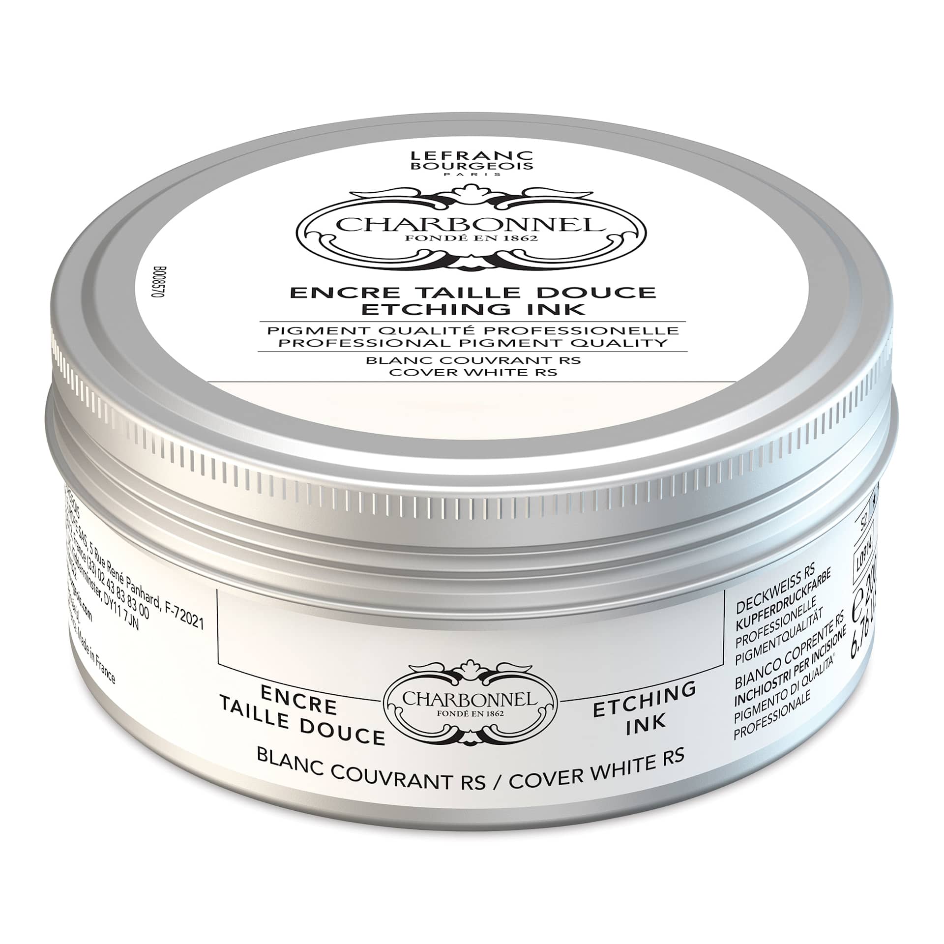 Charbonnel Etching Ink - Covering White, 200 ml