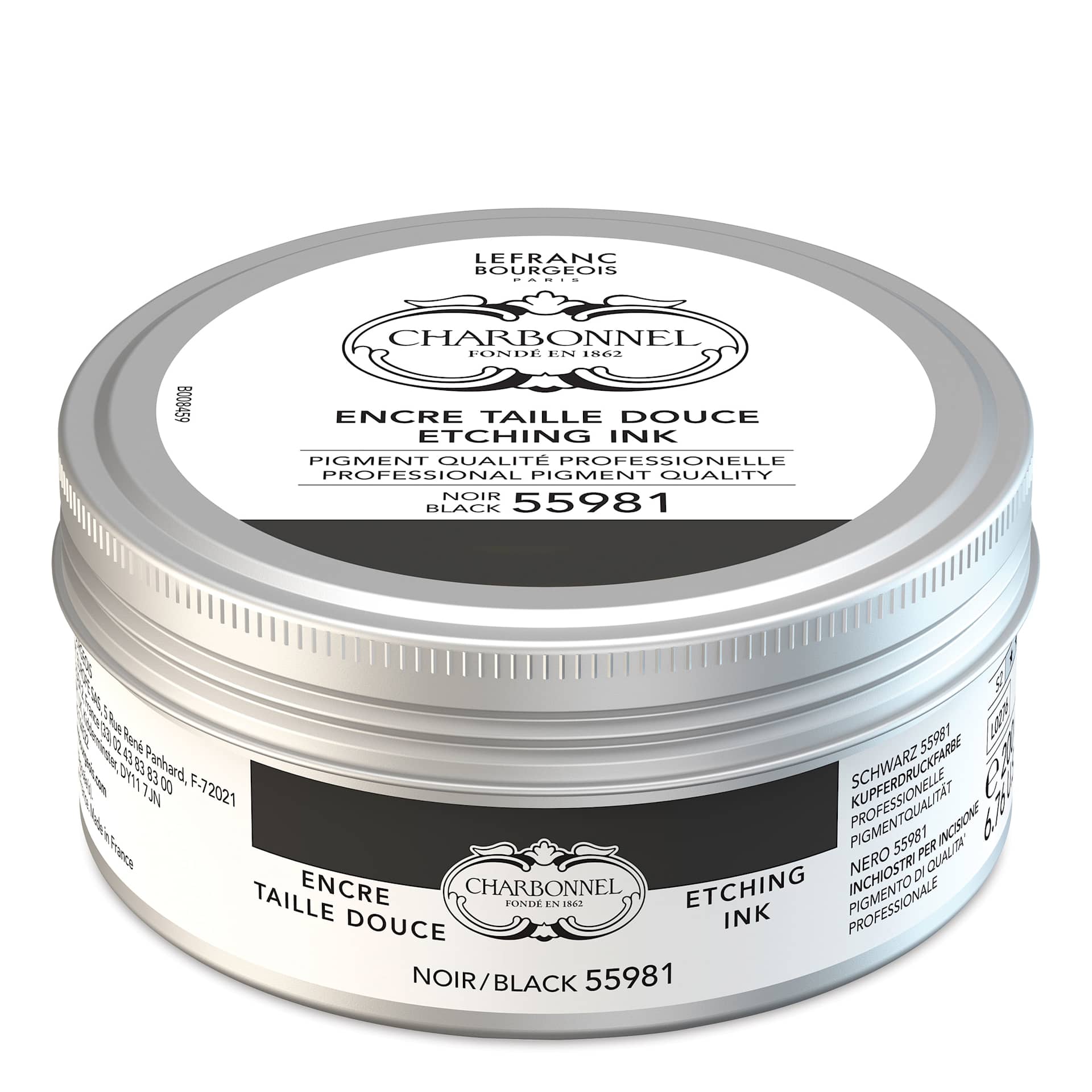 Charbonnel Etching Ink - Black Universal, 200 ml