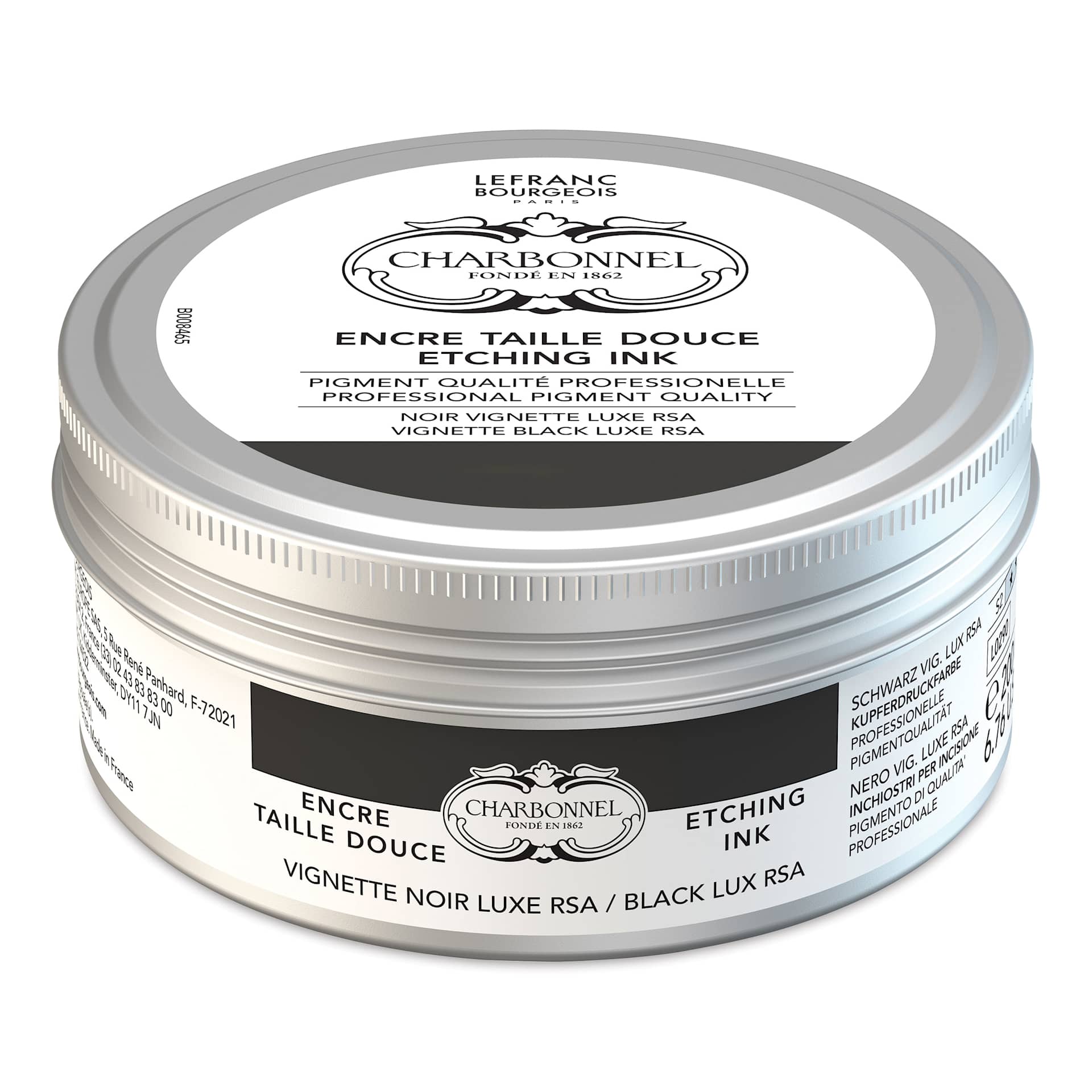 Charbonnel Etching Ink - Vignette Black Luxe RSA, 200 ml
