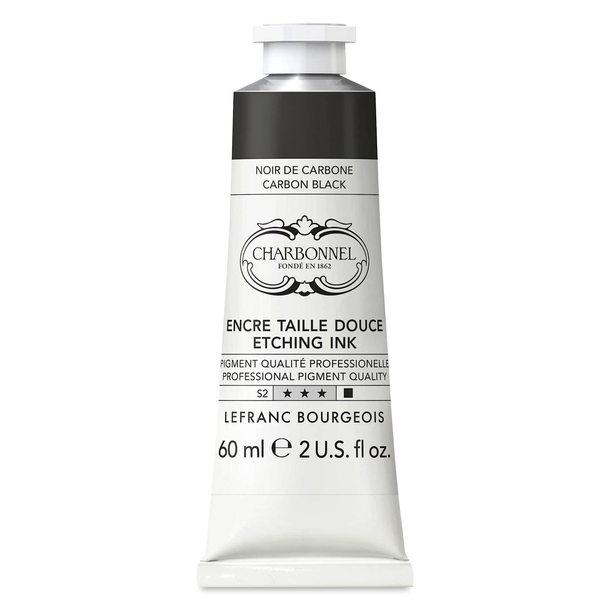 Charbonnel Etching Ink - Carbon Black, 60 ml
