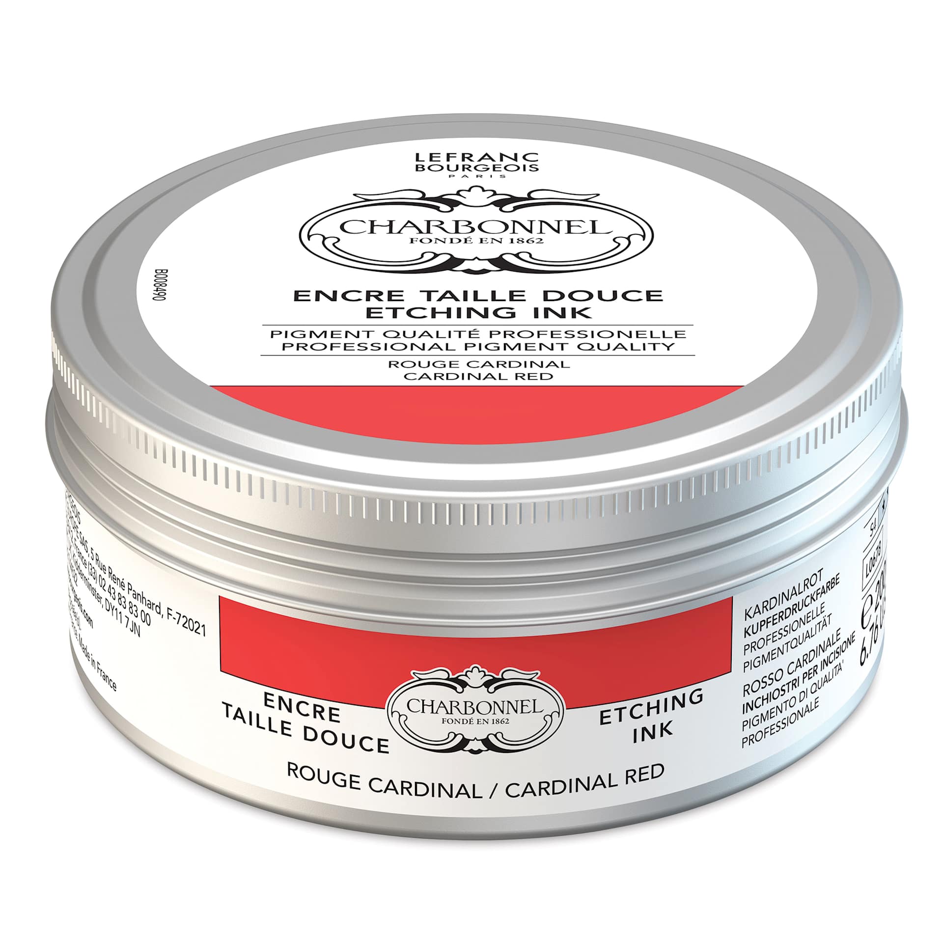 Charbonnel Etching Ink - Cardinal Red, 200 ml