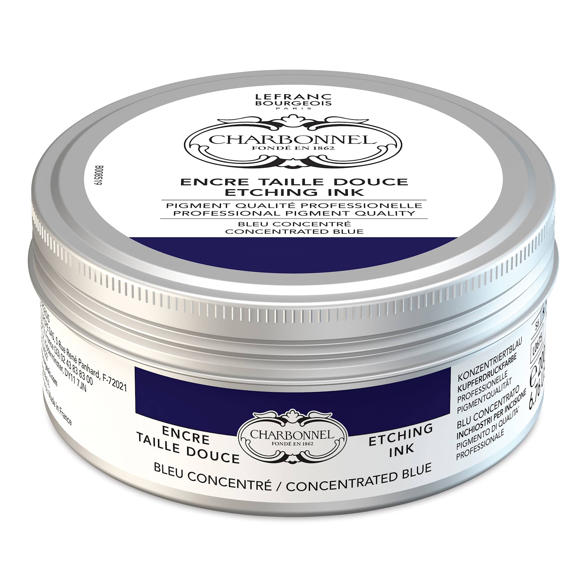 Charbonnel Etching Ink - Concentrated Blue, 200 ml