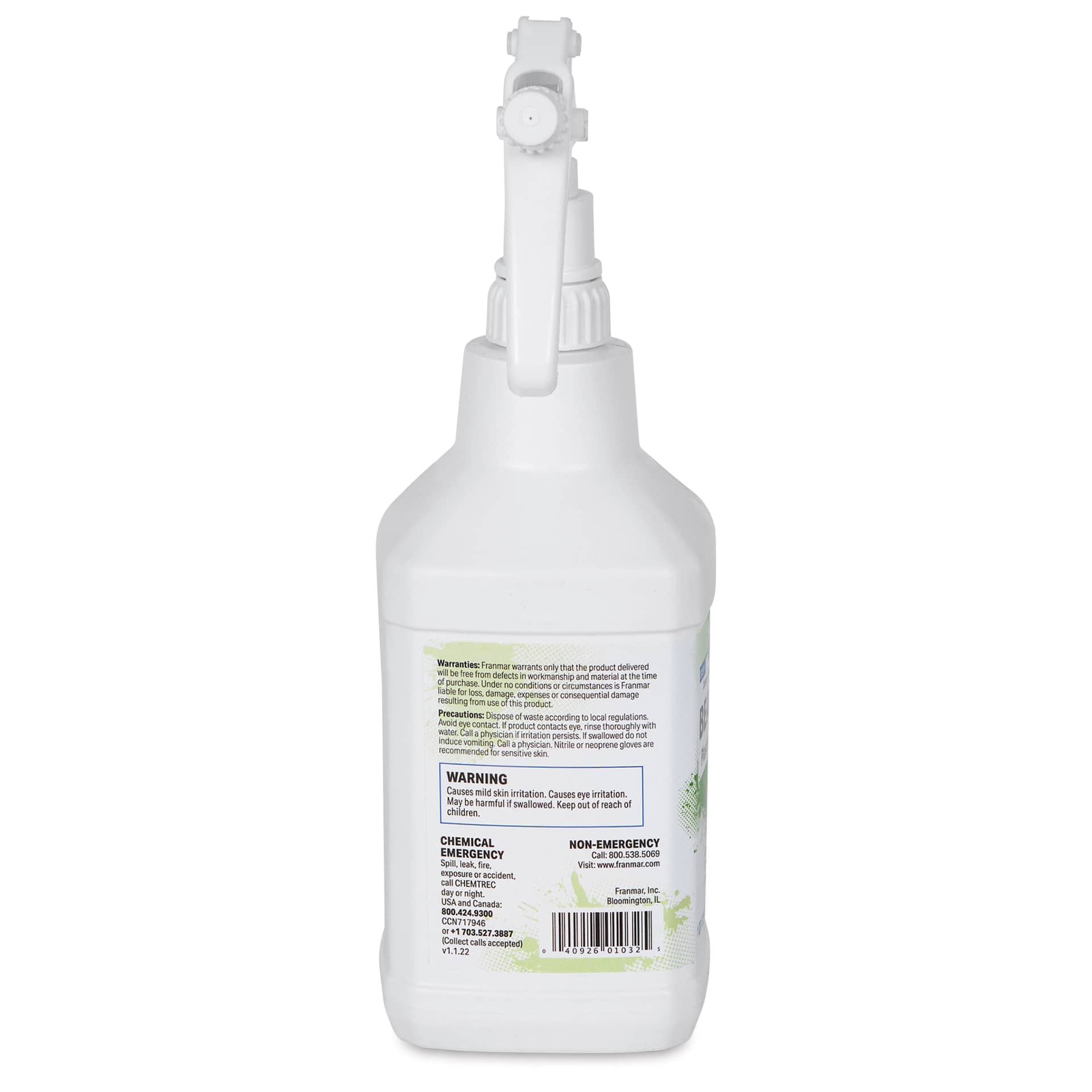 Franmar BEAN-e-doo Plastisol Ink Remover - Quart - back