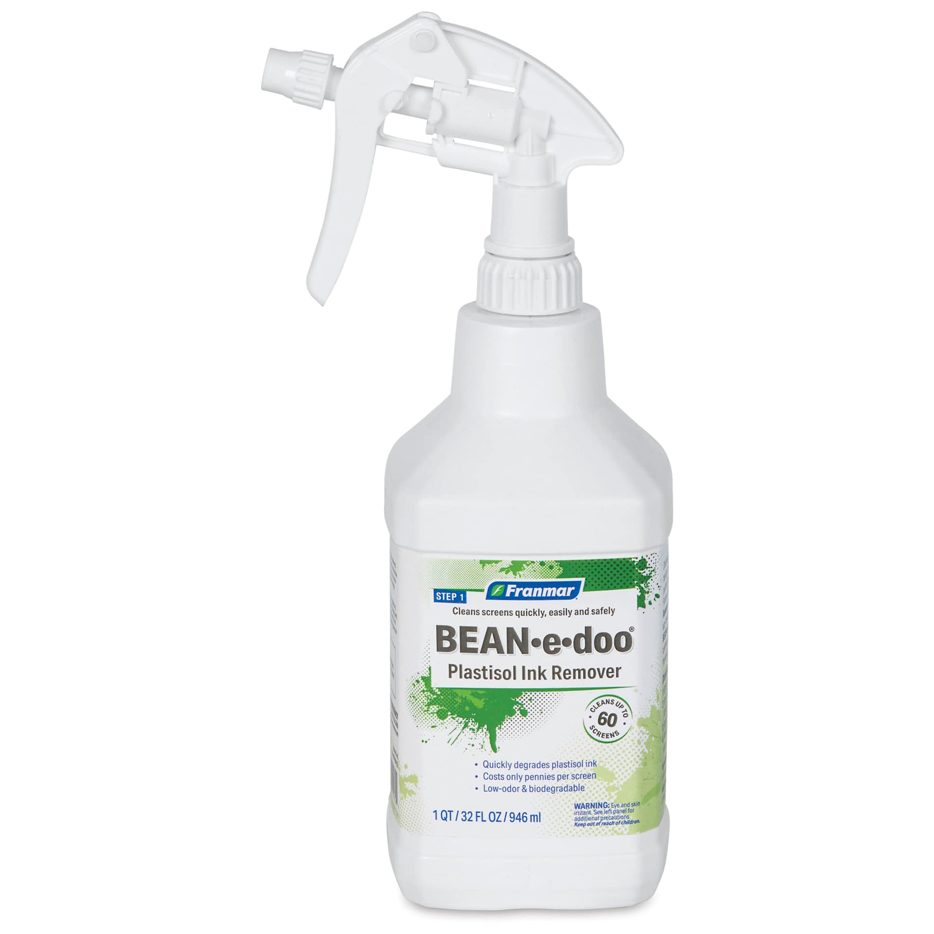 Franmar BEAN-e-doo Plastisol Ink Remover - Quart - front