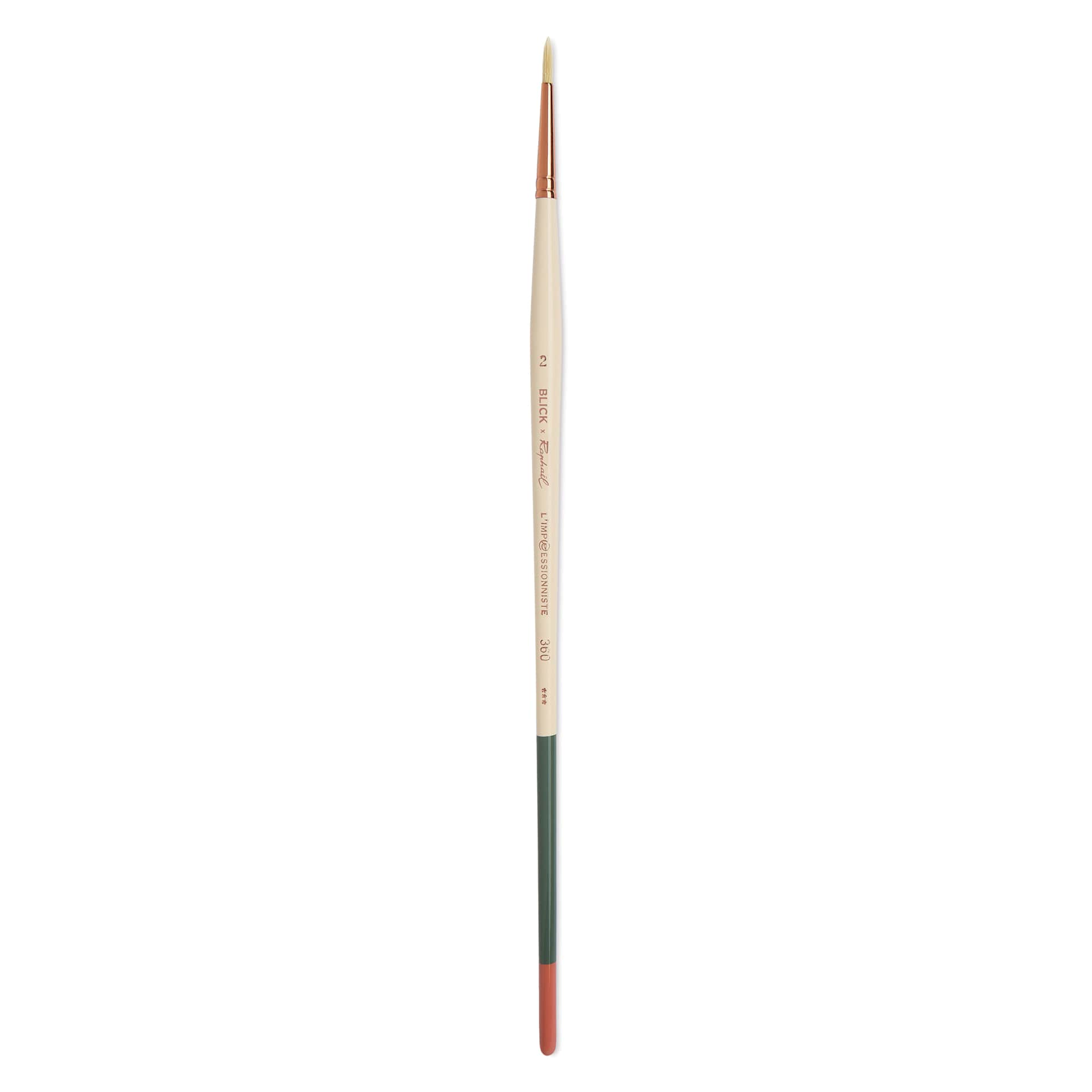 Blick x Raphaël L'Impressionniste Synthetic Bristle Brush - Round, Size 2, Long Handle