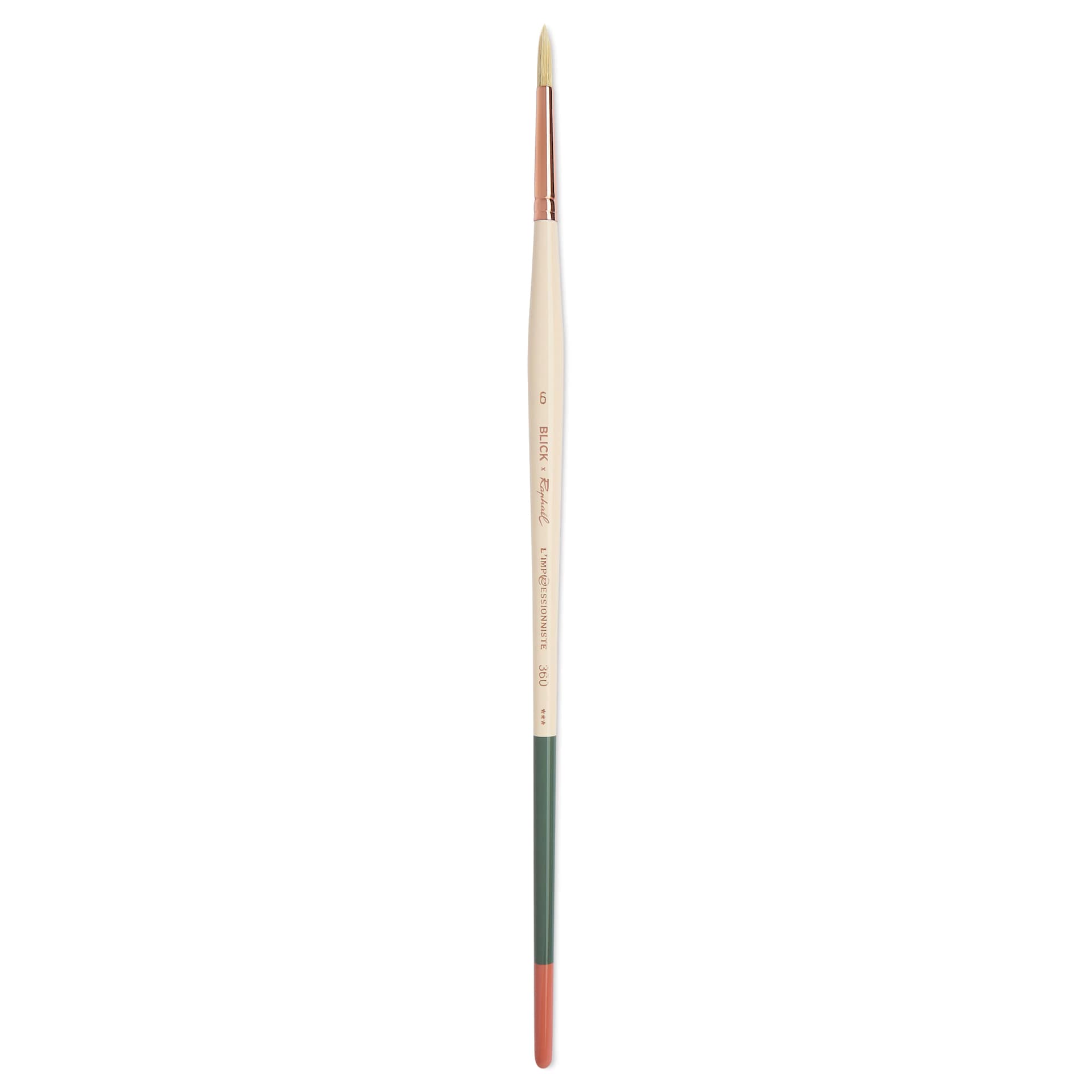 Blick x Raphaël L'Impressionniste Synthetic Bristle Brush - Round, Size 6, Long Handle