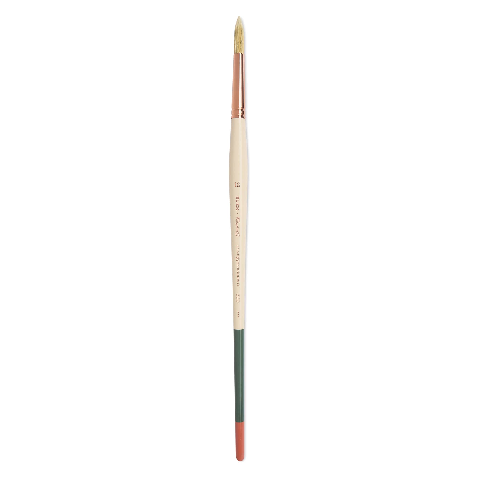 Blick x Raphaël L'Impressionniste Synthetic Bristle Brush - Round, Size 12, Long Handle