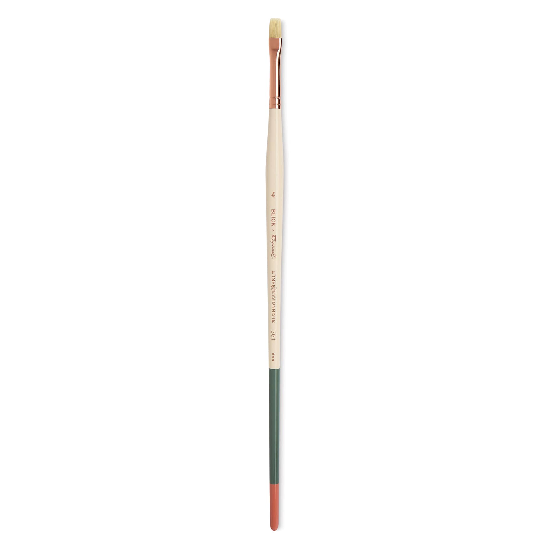 Blick x Raphaël L'Impressionniste Synthetic Bristle Brush - Bright, Size 4, Long Handle