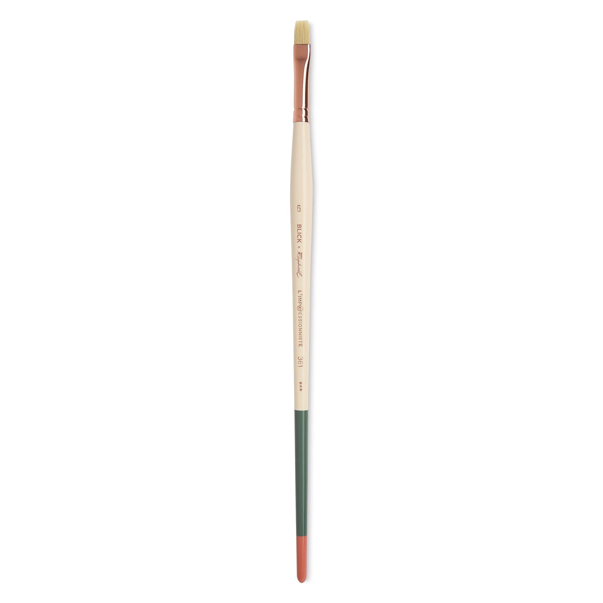 Blick x Raphaël L'Impressionniste Synthetic Bristle Brush - Bright, Size 6, Long Handle