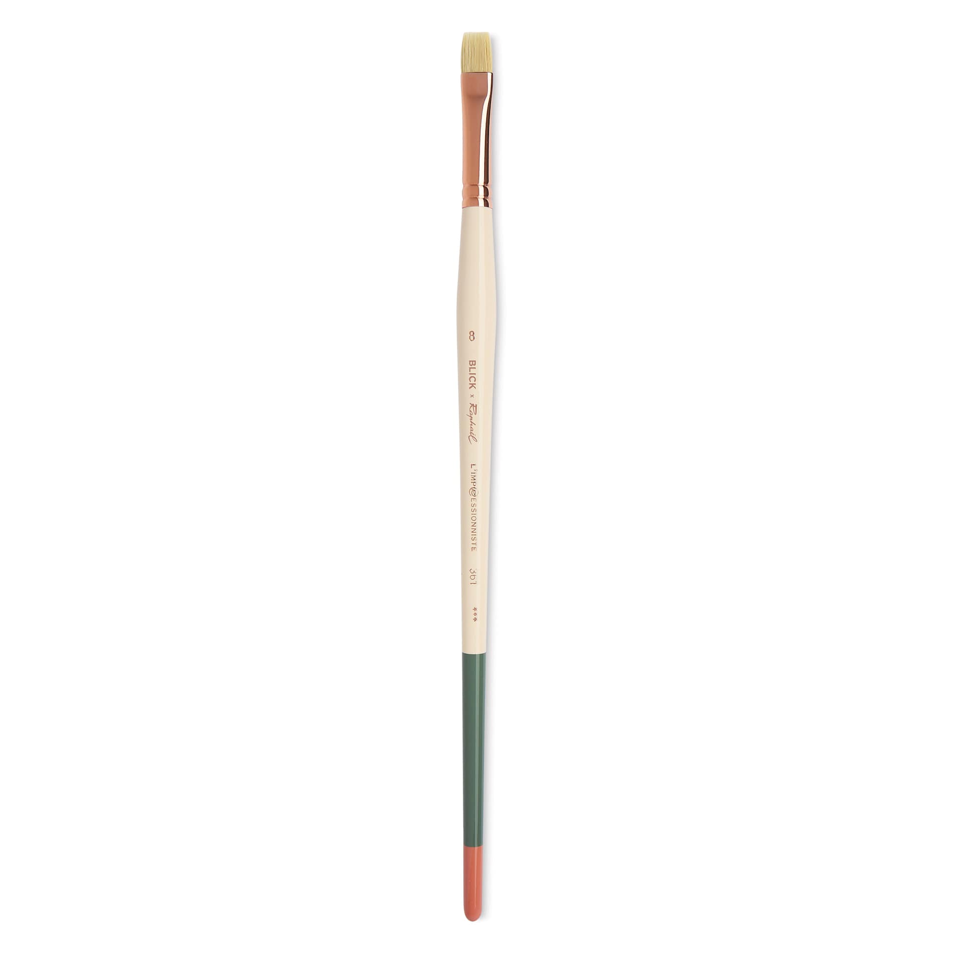 Blick x Raphaël L'Impressionniste Synthetic Bristle Brush - Bright, Size 8, Long Handle