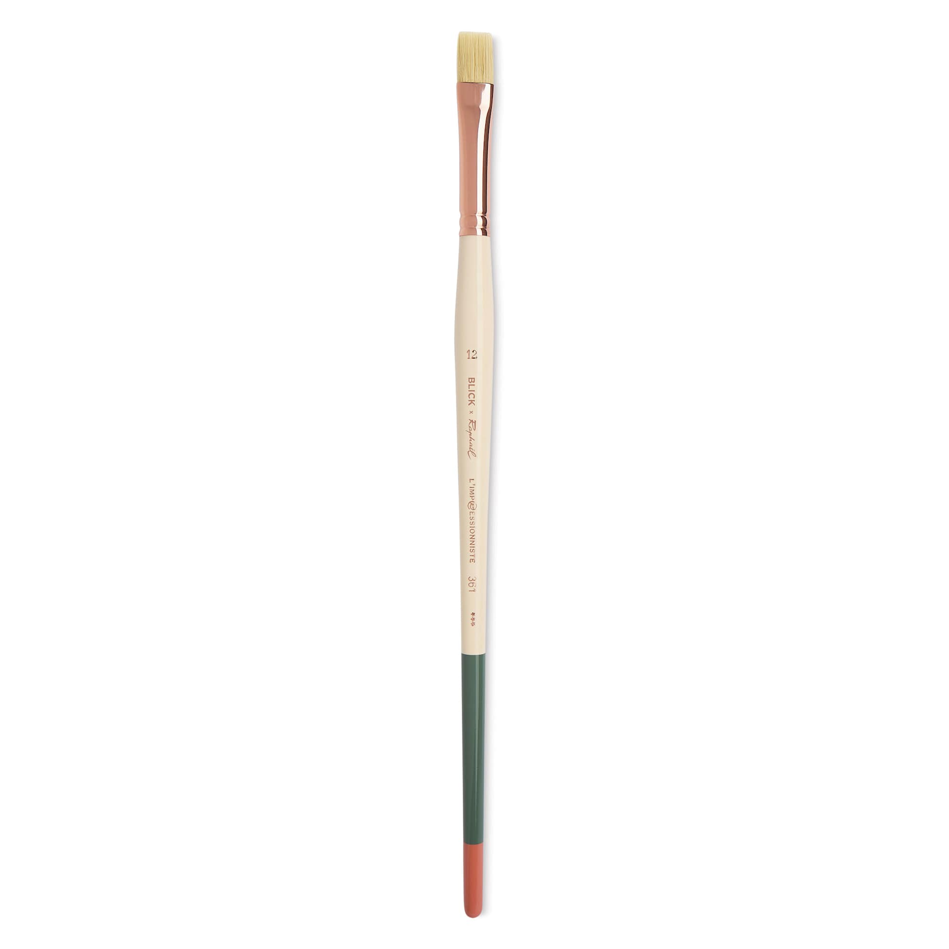 Blick x Raphaël L'Impressionniste Synthetic Bristle Brush - Bright, Size 12, Long Handle