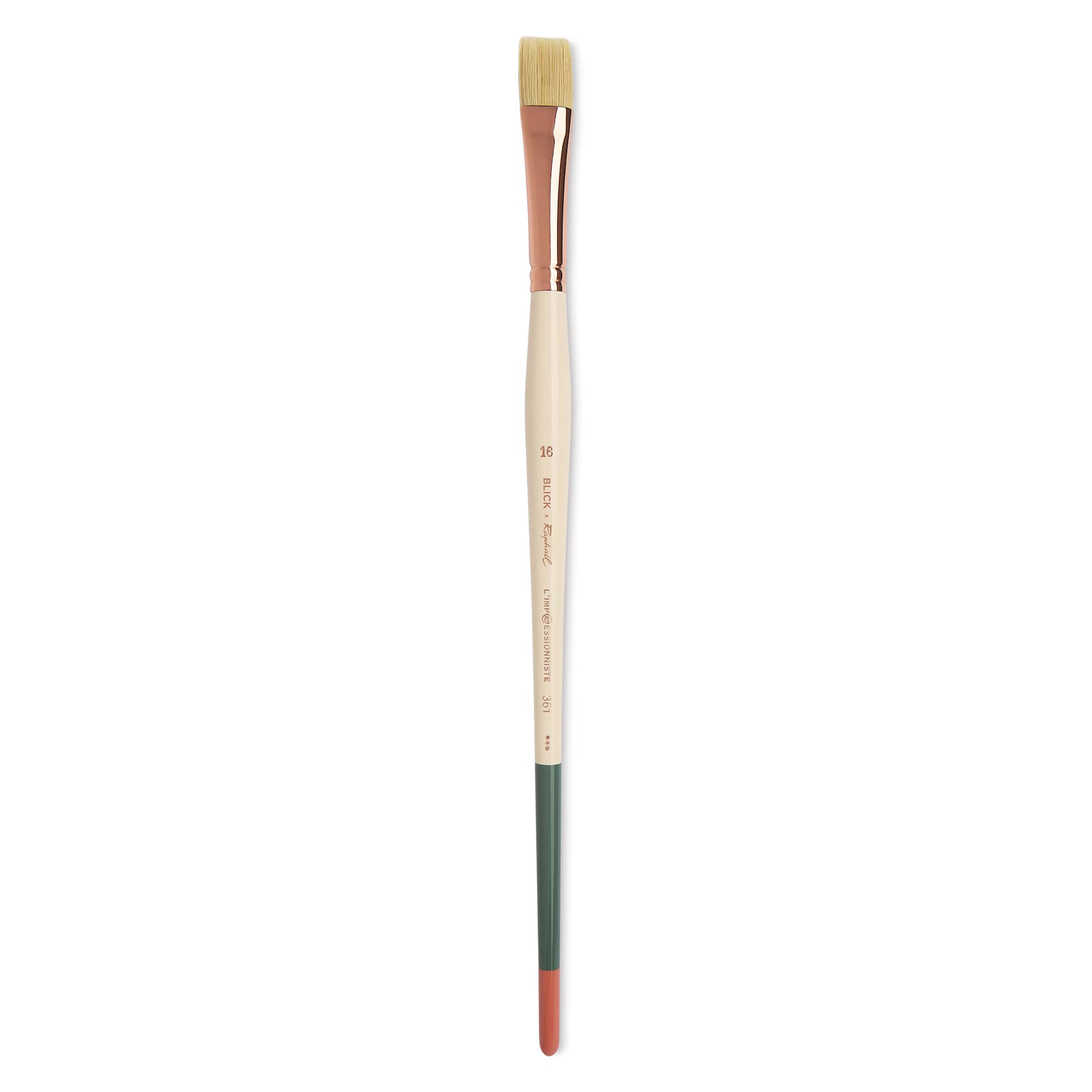 Blick x Raphaël L'Impressionniste Synthetic Bristle Brush - Bright, Size 16, Long Handle