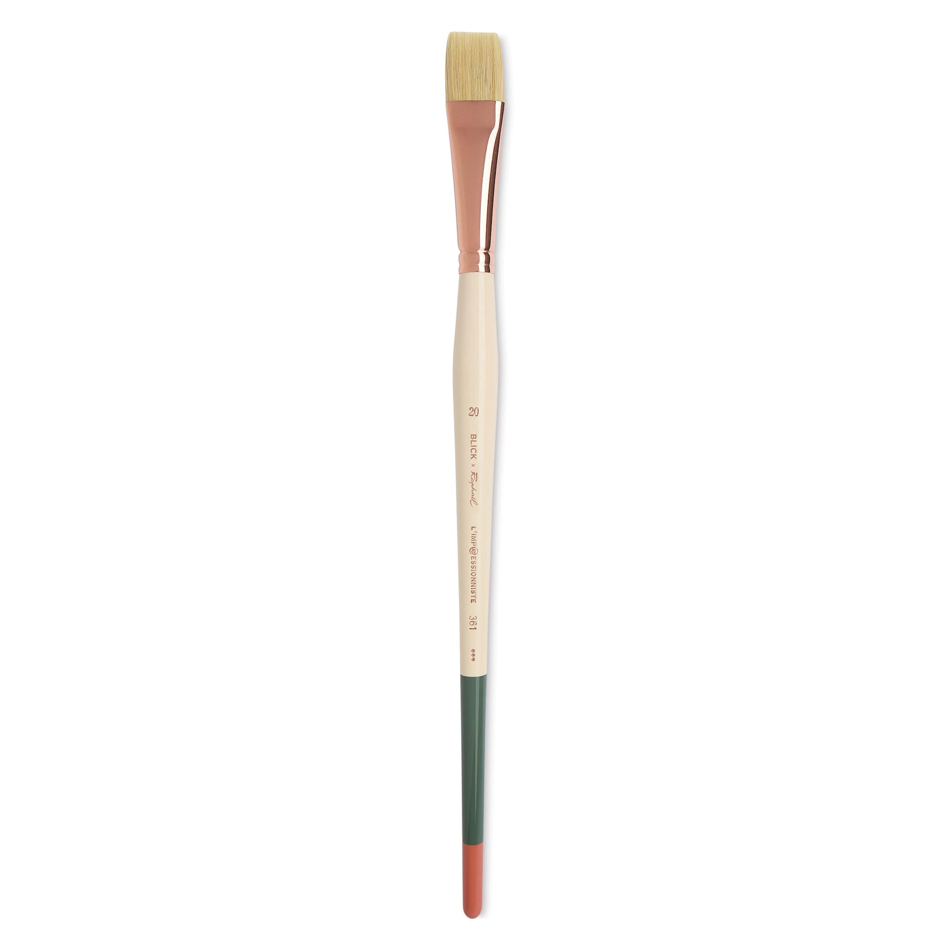 Blick x Raphaël L'Impressionniste Synthetic Bristle Brush - Bright, Size 20, Long Handle