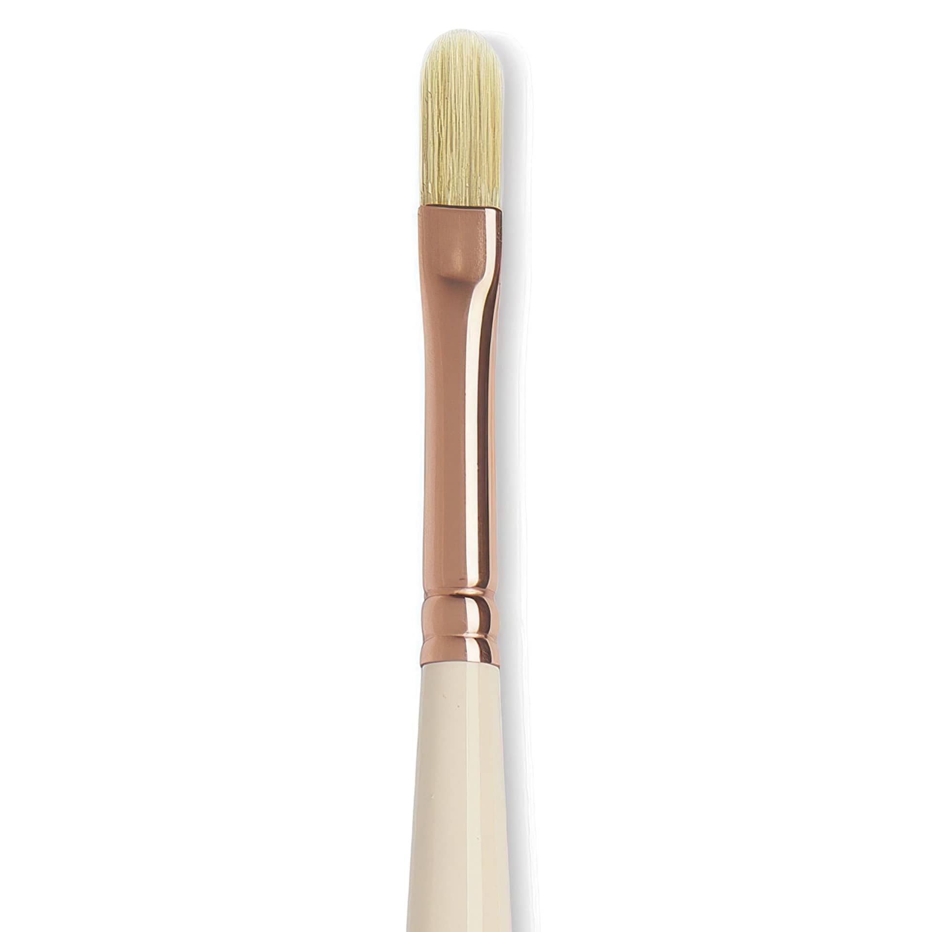Blick x Raphaël L'Impressionniste Synthetic Bristle Brush - Filbert, Size 4, Long Handle close up