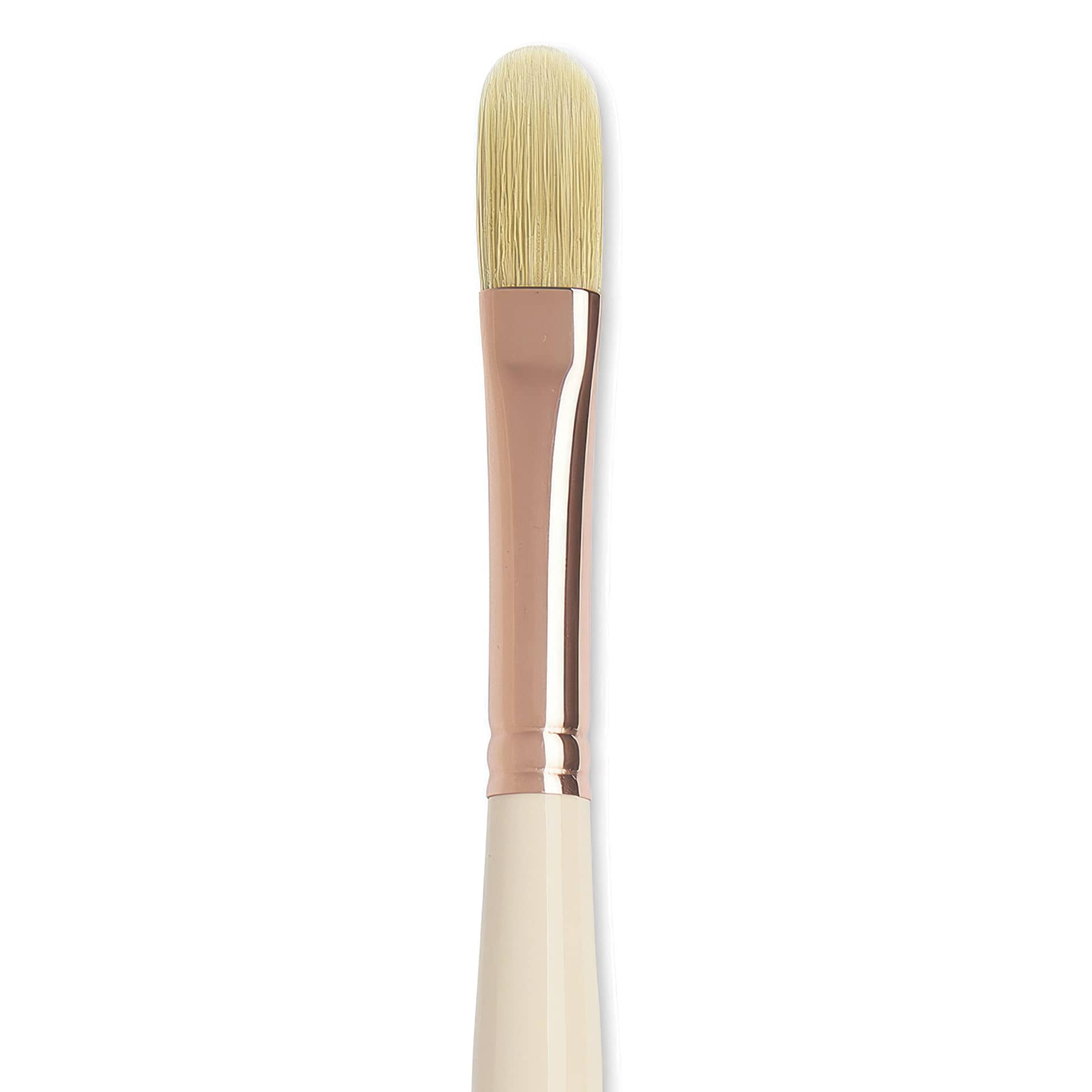 Blick x Raphaël L'Impressionniste Synthetic Bristle Brush - Filbert, Size 12, Long Handle close up