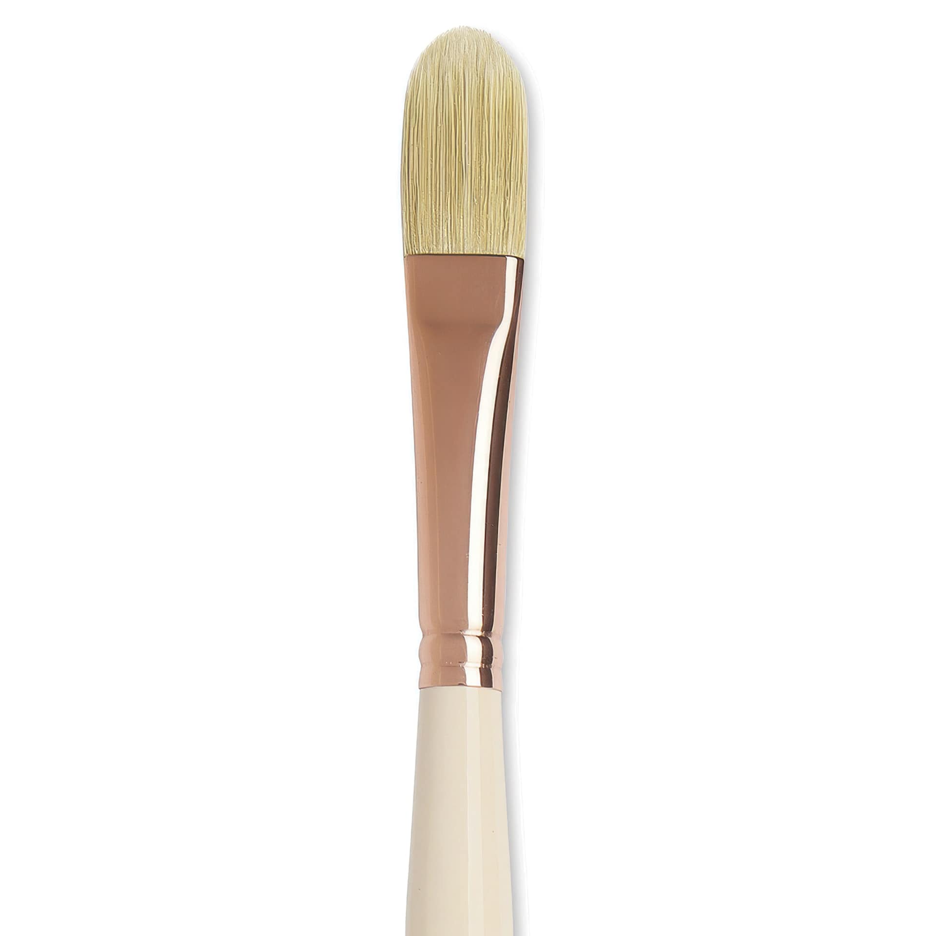 Blick x Raphaël L'Impressionniste Synthetic Bristle Brush - Filbert, Size 16, Long Handle close up