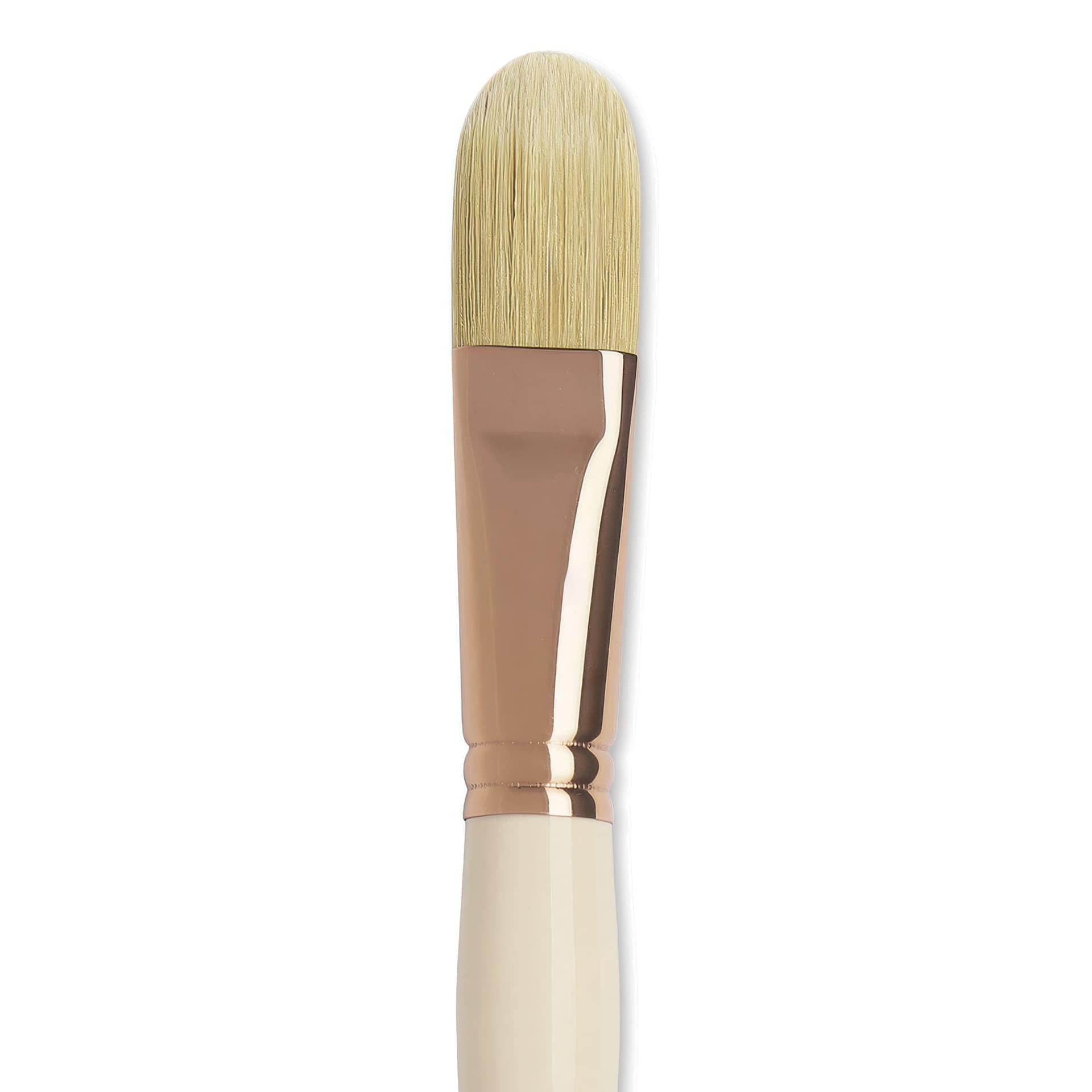 Blick x Raphaël L'Impressionniste Synthetic Bristle Brush - Filbert, Size 24, Long Handle close up