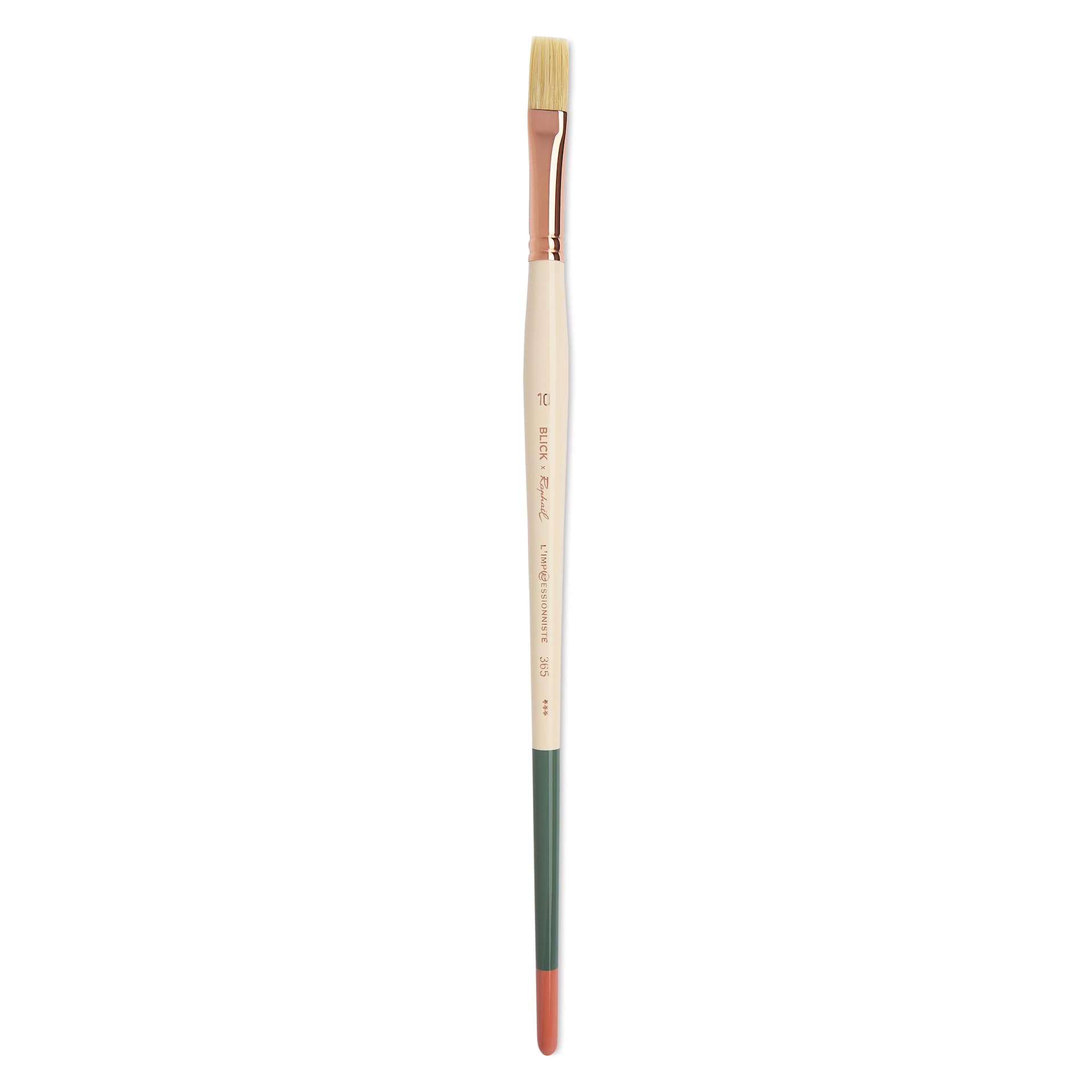 Blick x Raphaël L'Impressionniste Synthetic Bristle Brush - Flat, Size 10, Long Handle