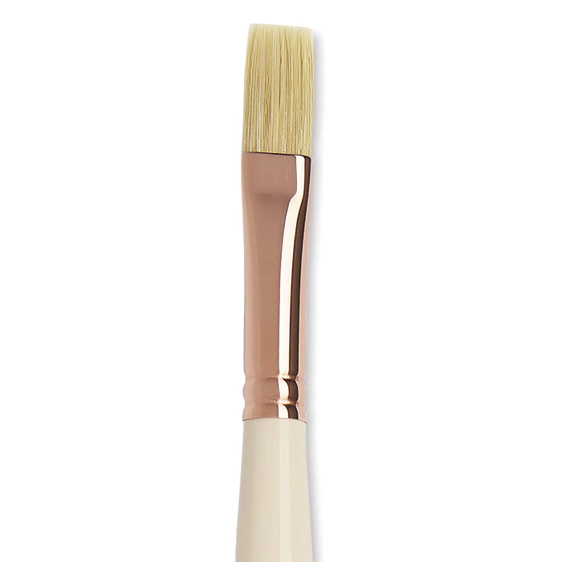 Blick x Raphaël L'Impressionniste Synthetic Bristle Brush - Flat, Size 10, Long Handle close up