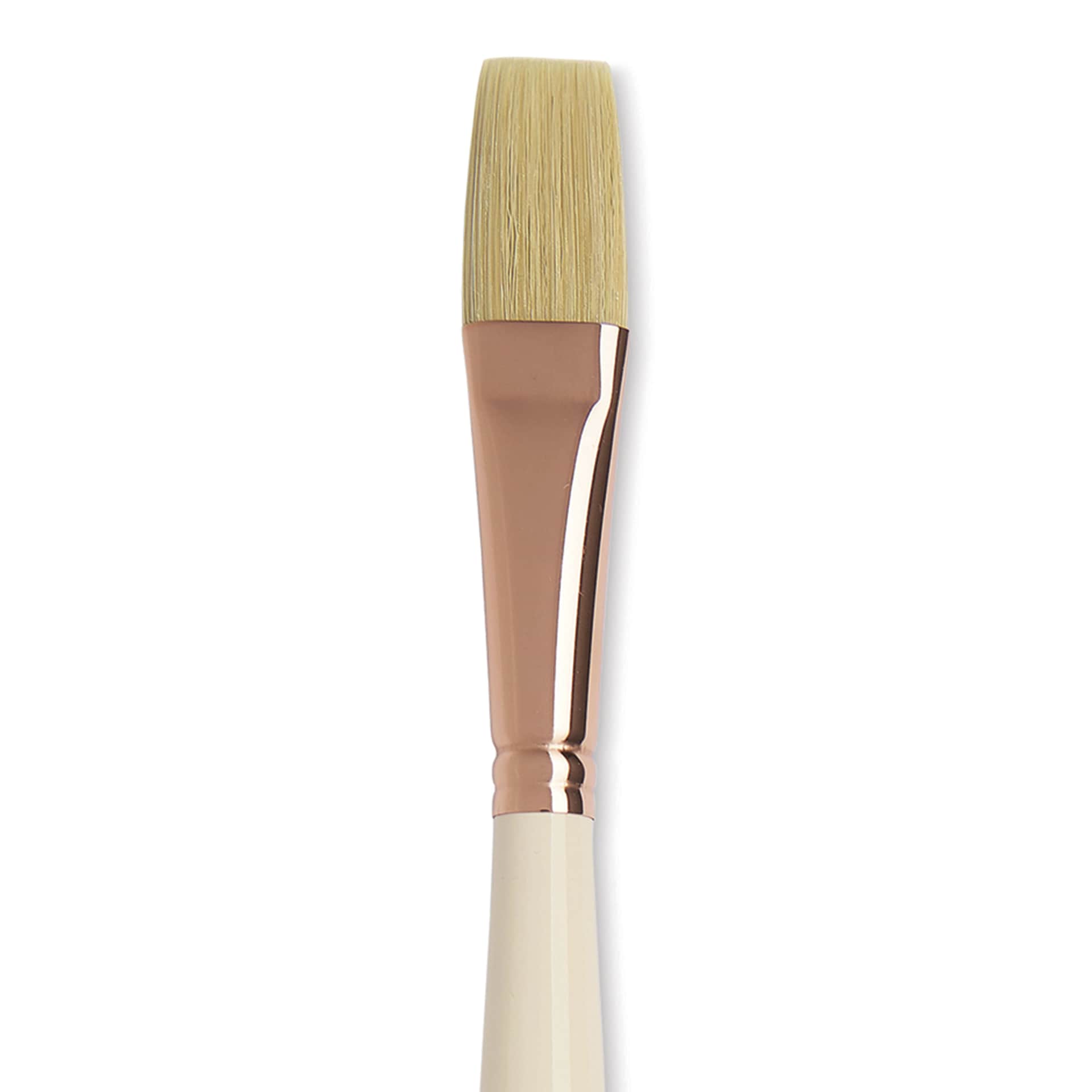 Blick x Raphaël L'Impressionniste Synthetic Bristle Brush - Flat, Size 20, Long Handle close up