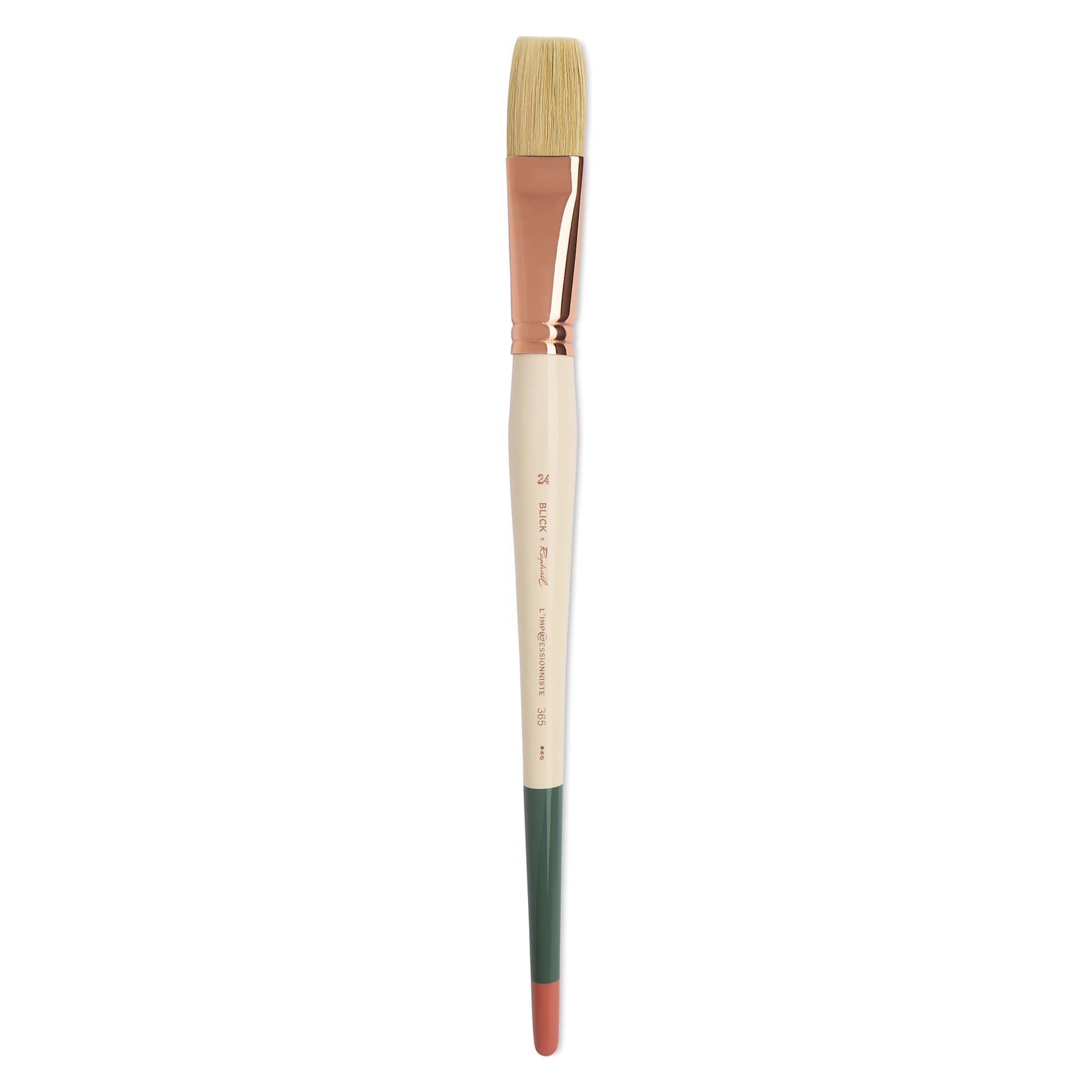 Blick x Raphaël L'Impressionniste Synthetic Bristle Brush - Flat, Size 24, Long Handle