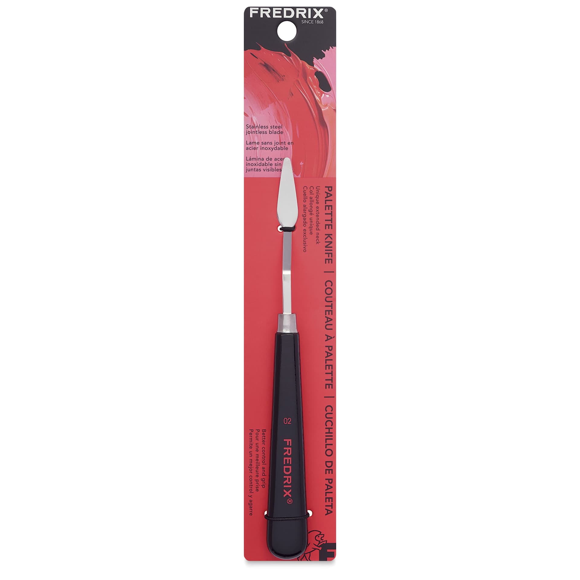 Front of Fredrix Painting Knife - 02 in package