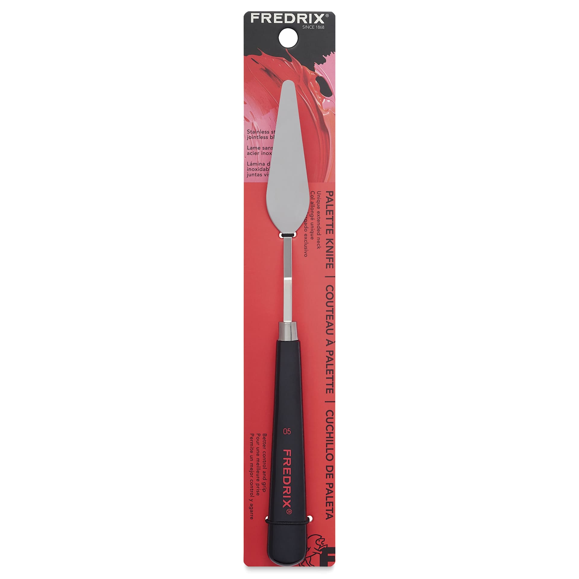 Front of Fredrix Painting Knife - 05 in package