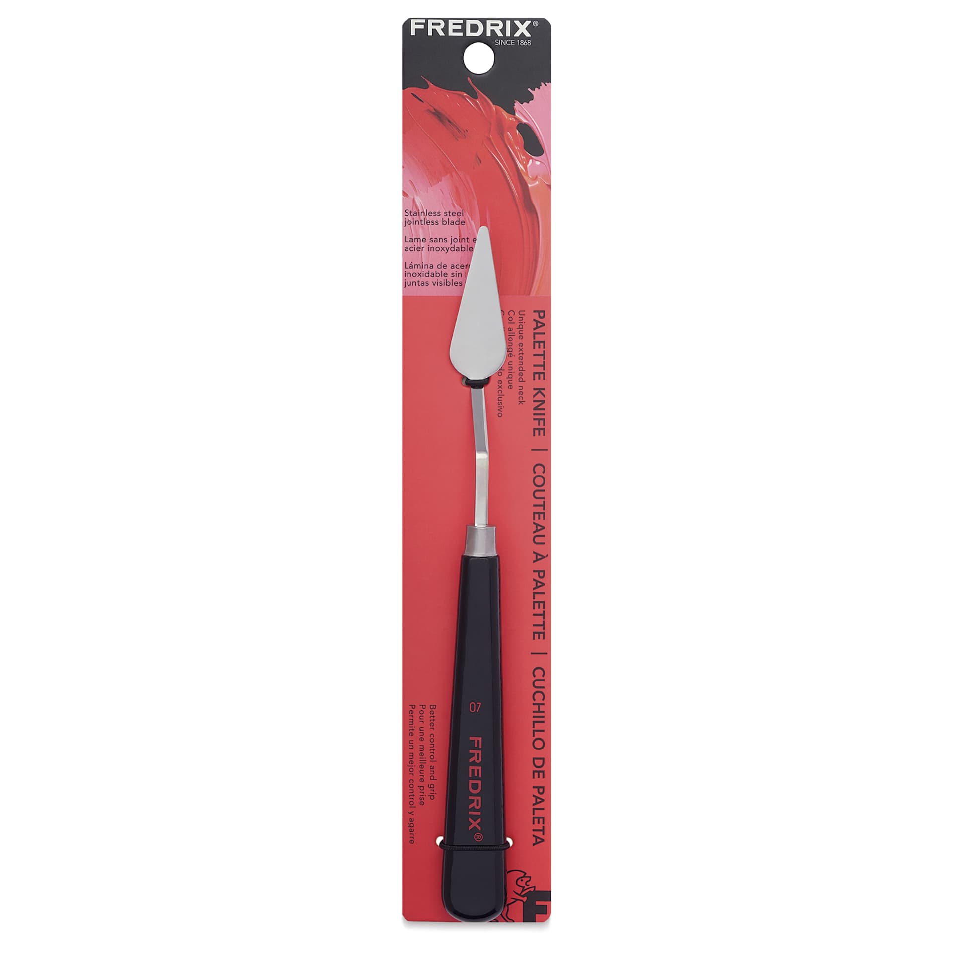 Front of Fredrix Painting Knife - 07 in package